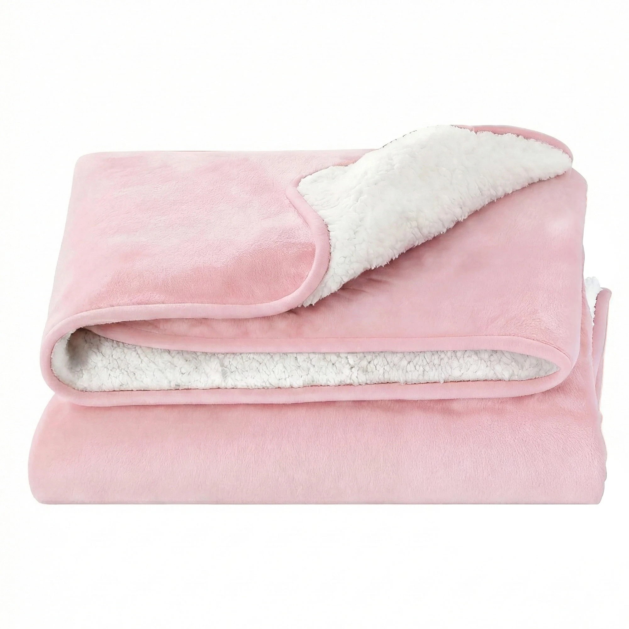 9 Giselle Electric Throw Rug Double Size 200x180cm Fleece Flannel Heated Blanket - Double Bed - Pink, 9 of 9