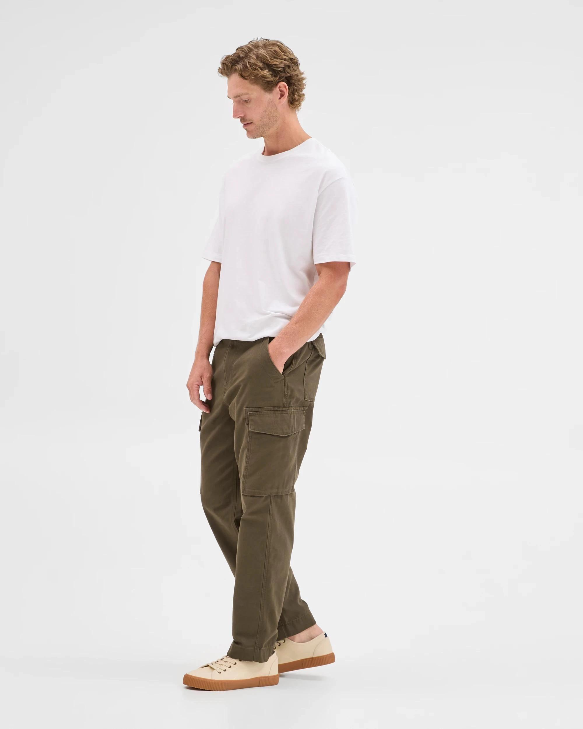 7 Target Man Australian Cotton Regular Fit Cargo Pants DARK OLIVE, 7 of 7