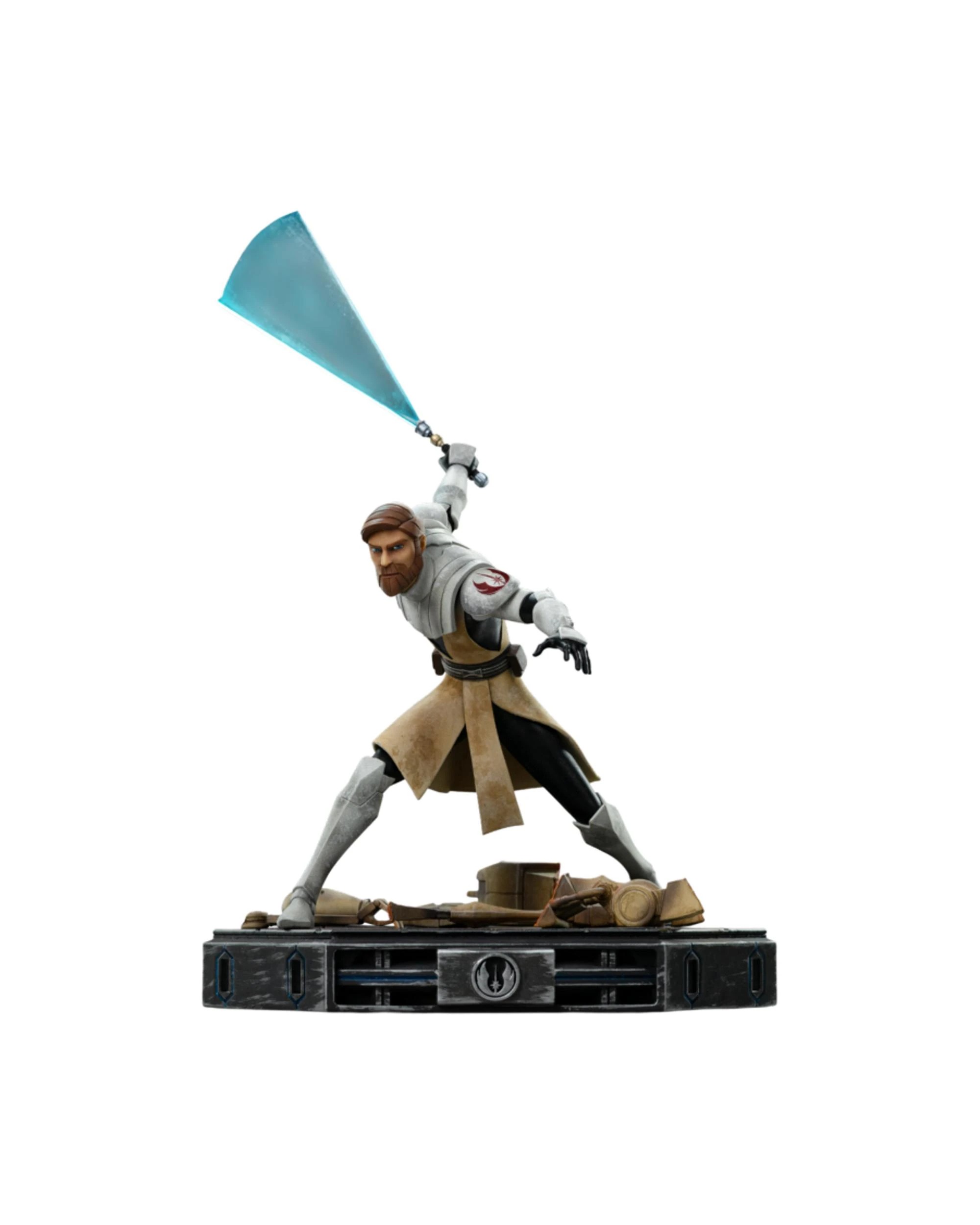 1 Star Wars Clone Wars Obi-Wan Kenobi 1:10 Scale Statue, 1 of 10