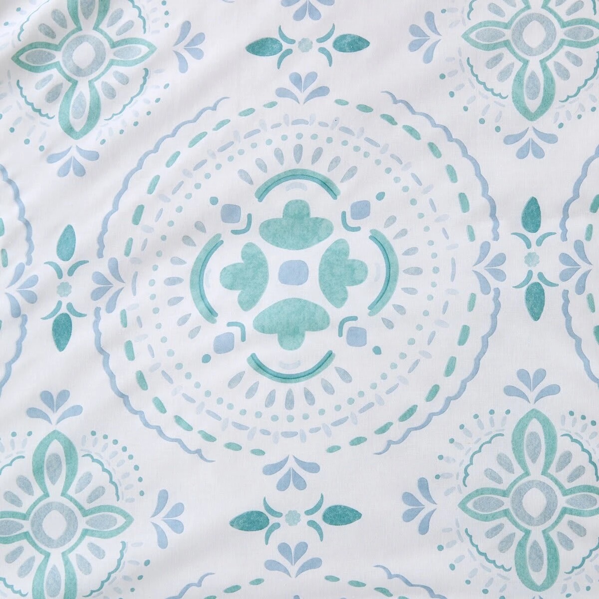 7 Capri Cotton Rich Reversible Quilt Cover Set - King Bed, 7 of 7