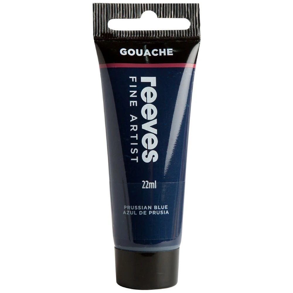 1 Reeves Gouache Paint 22mL Prussian Blue, 1 of 1