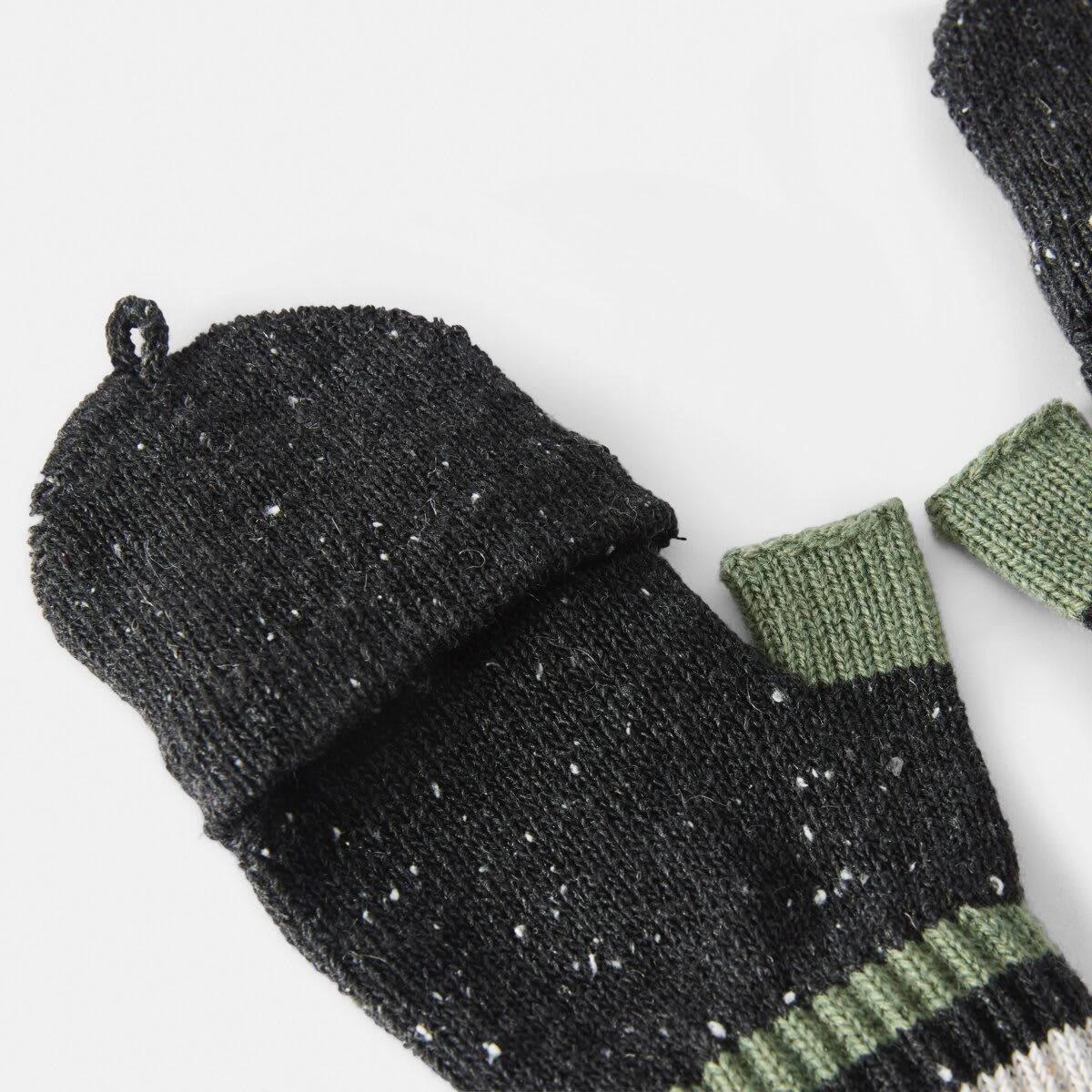 3 Novelty Gloves Blk Stripe, 3 of 3