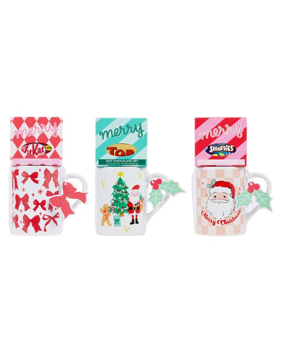 Merry Hot Chocolate Set - Assorted