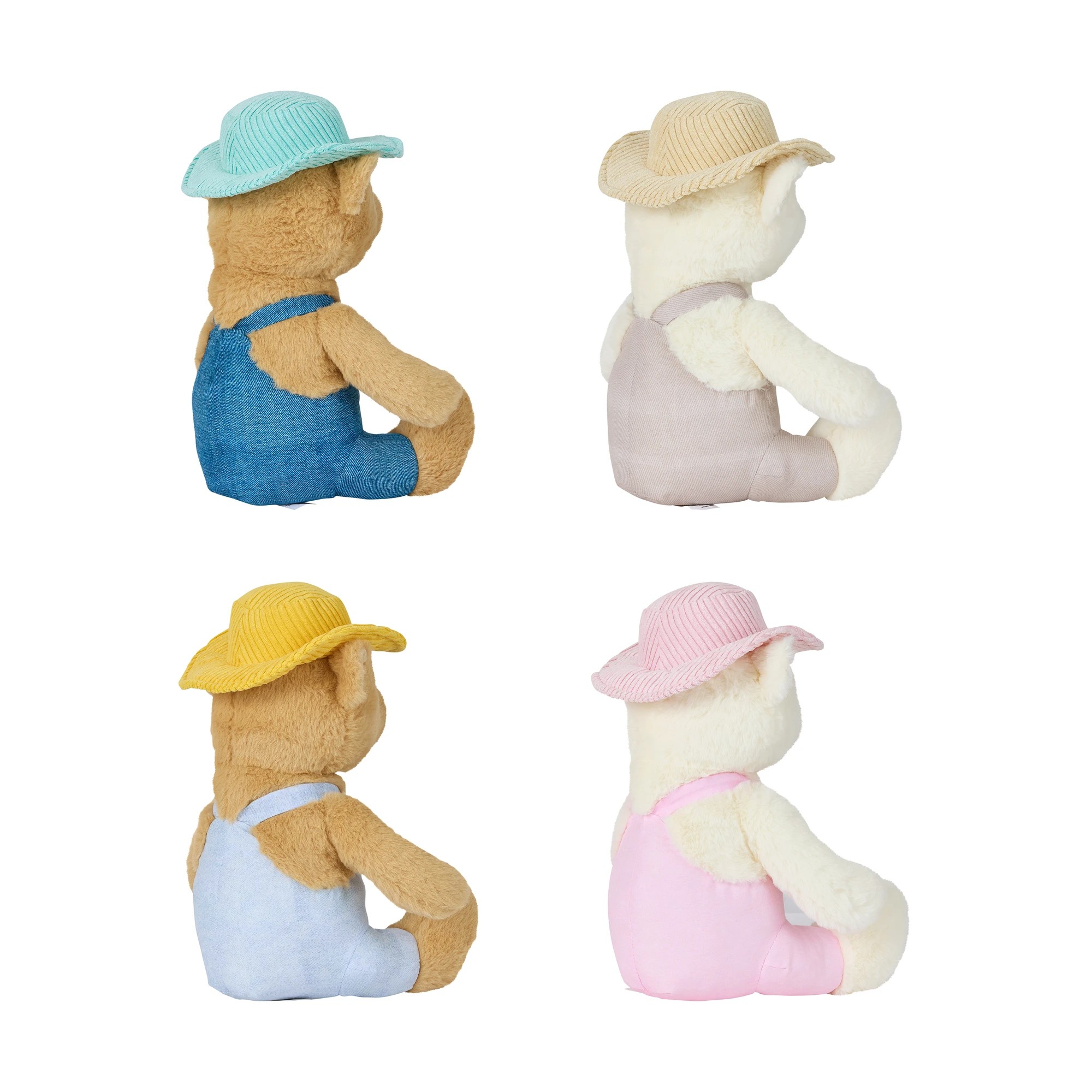 4 Bucket Hat Bear Plush - Assorted, 4 of 6