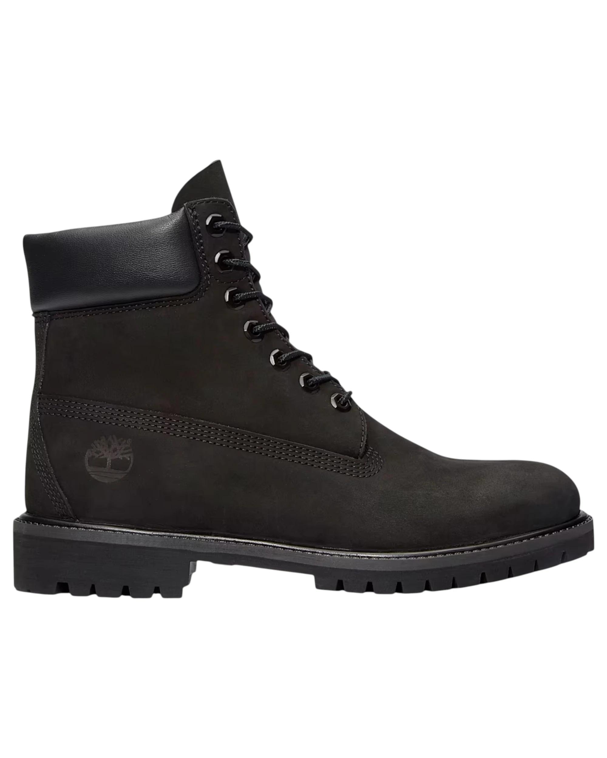 1 Timberland Mens 6-Inch Premium Waterproof Nubuck Wide Boot BLACK, 1 of 7