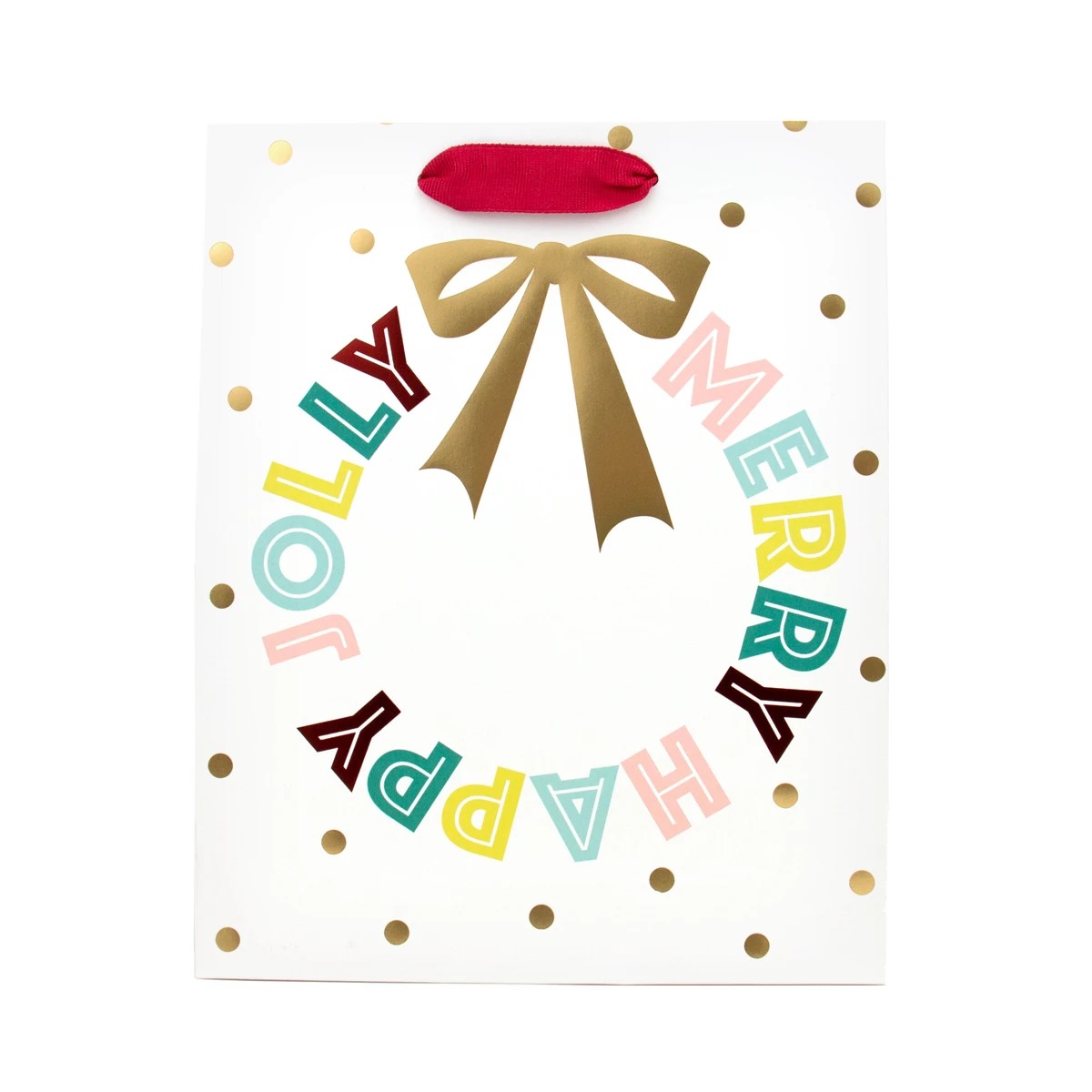 2 Hallmark Merry Lettering Gift Bag - Medium, 2 of 3