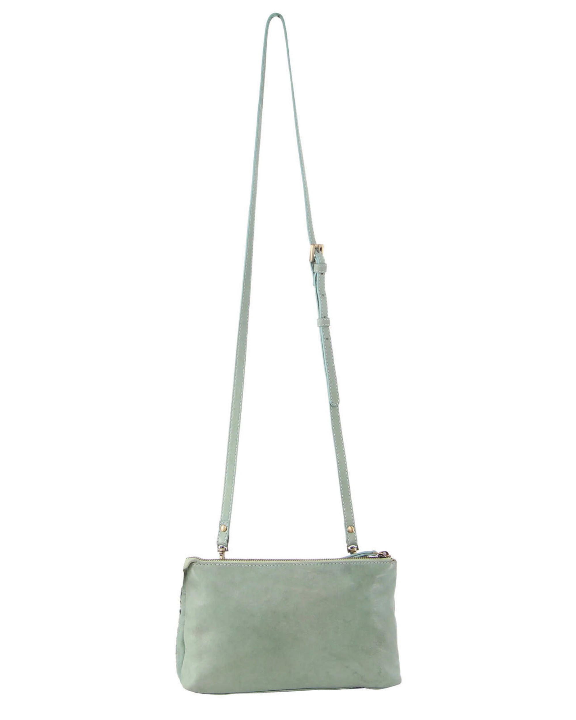 5 Pierre Cardin 3 Pack Womens Woven CrossBody Bag in Mint Green, 5 of 7