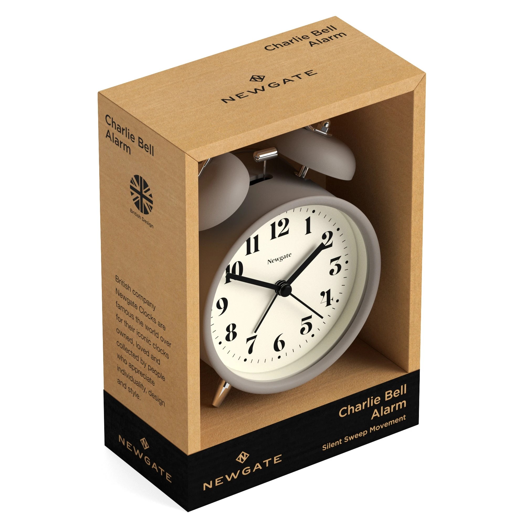 3 Newgate Theatre Alarm Clock - Grey, 3 of 5