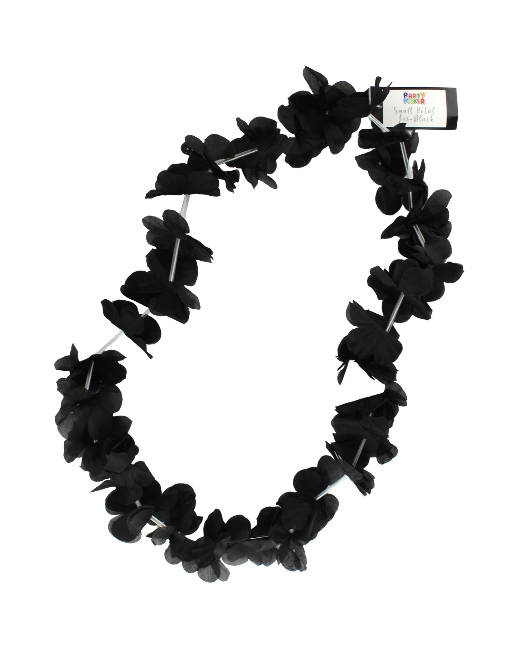 1 Party Maker Small Petal Tropical Lei - Black, 1 of 1