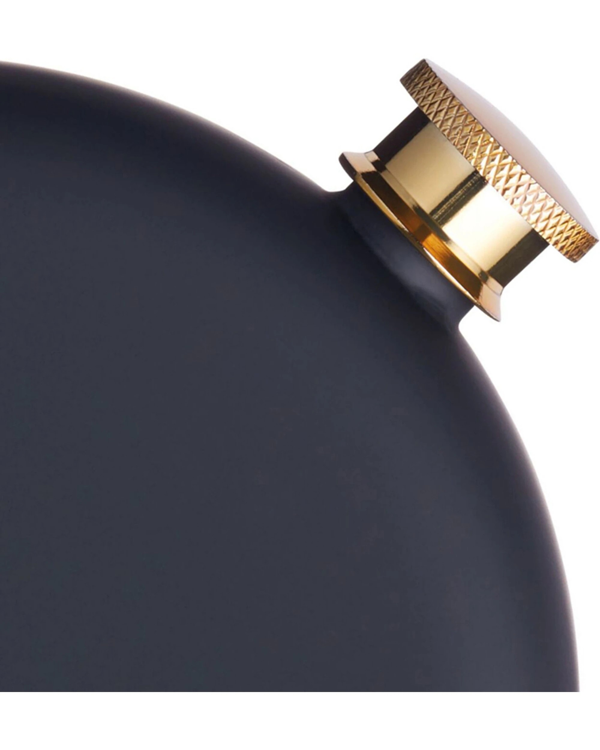 3 BarCraft Soft Touch Hip Flask 280ml Stainless Steel Includes Funnel - Black, 3 of 7