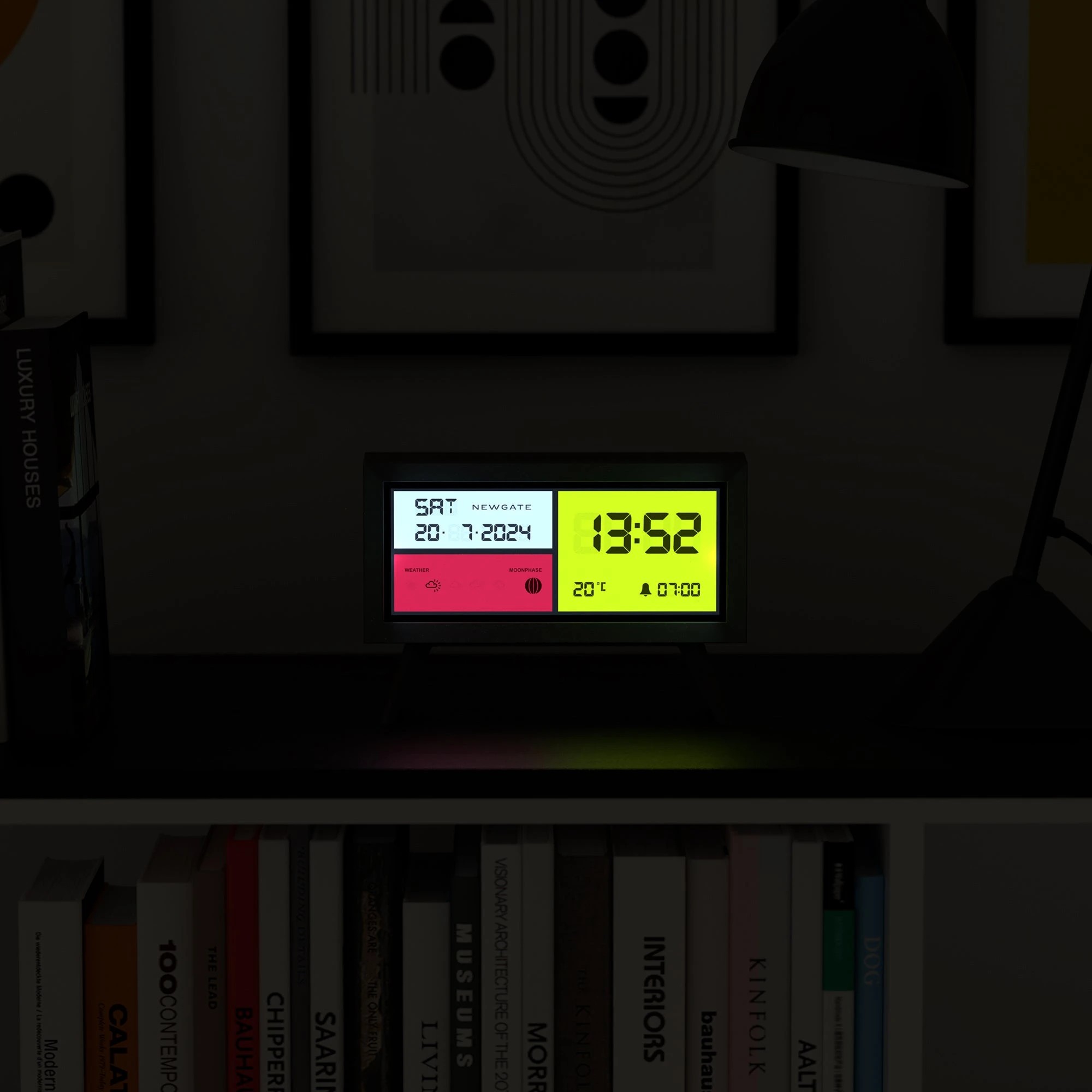 4 Newgate Spectronoma Lcd Alarm Clock - Black, 4 of 6