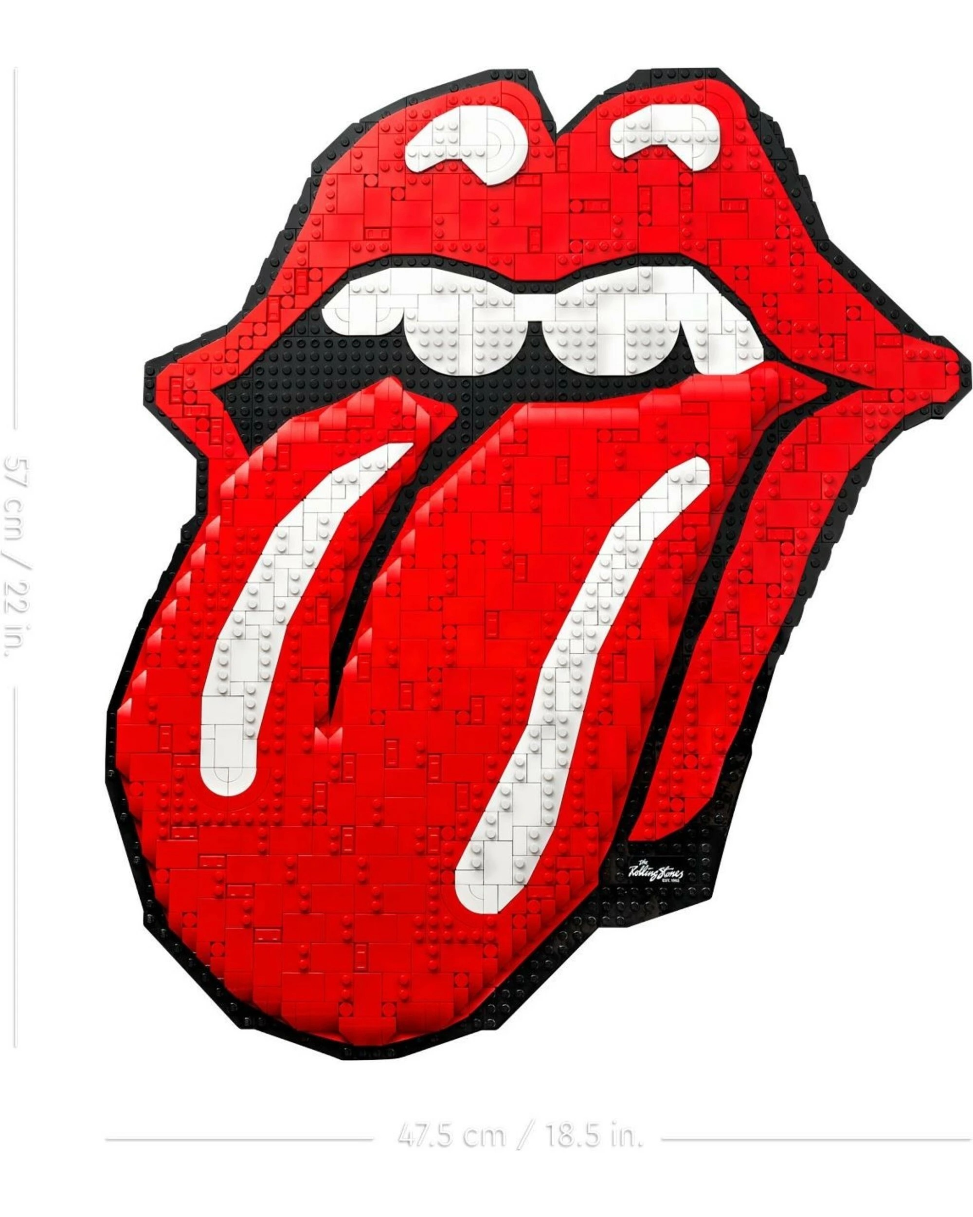 2 LEGO 31206 Rolling Stones Logo Art Set, 2 of 5