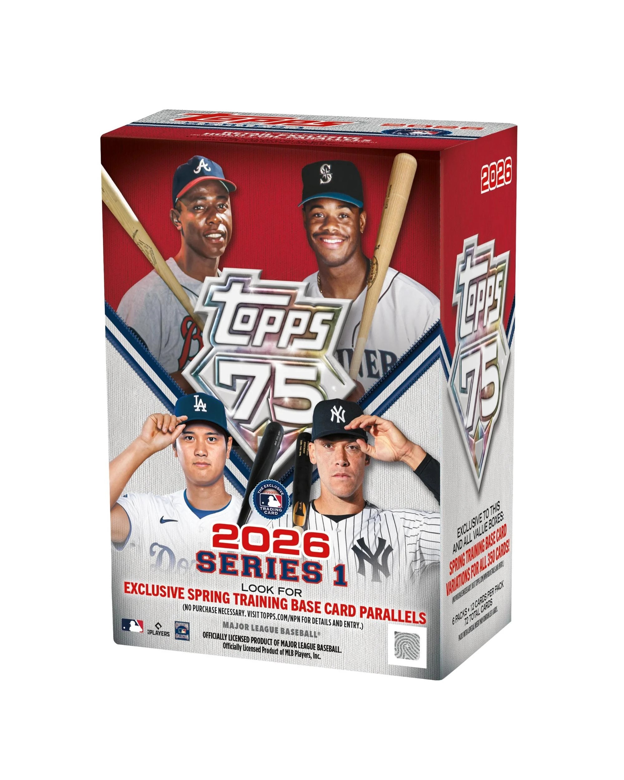 1 Topps 2026 MLB Series 1 Baseball Blaster Box, 1 of 7