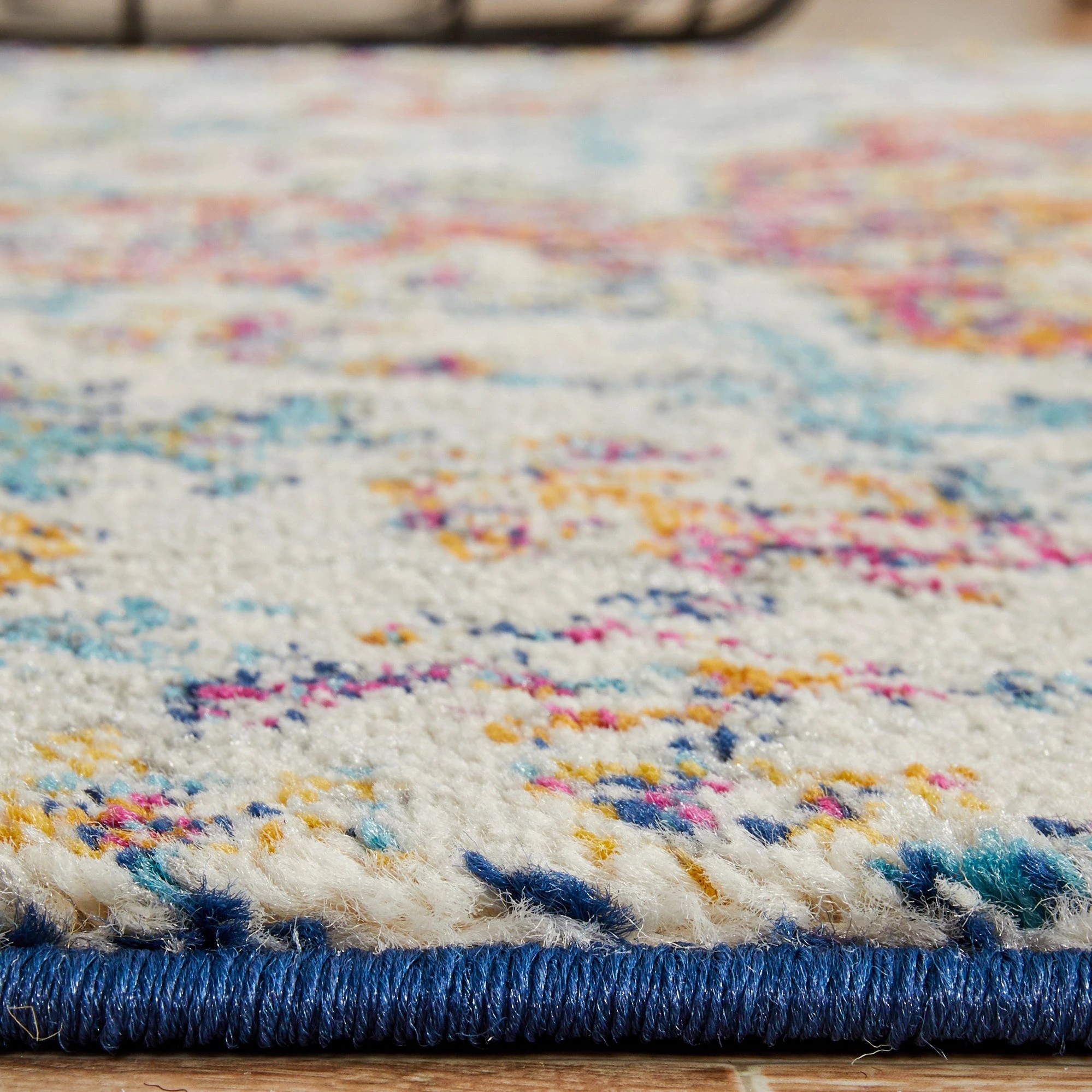 7 Common Ground Rugs Encore 254 500x80cm - Extra Large Runner Rug - White, 7 of 9