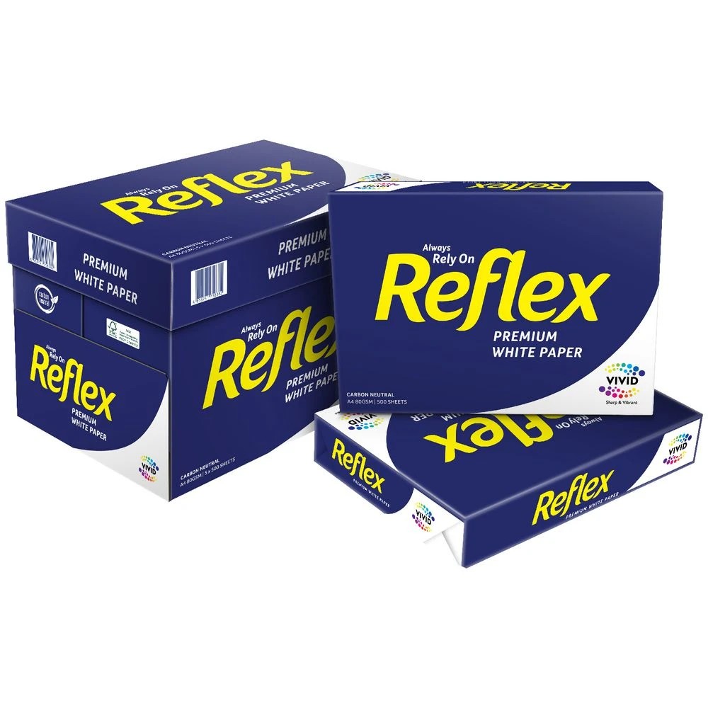 3 Reflex Carbon Neutral 80gsm A4 Copy Paper 5 Ream Carton, 3 of 3