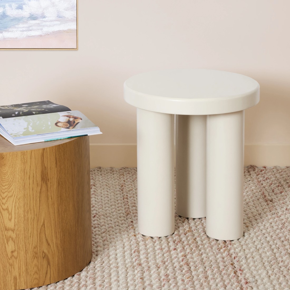 1 3 Leg Side Table, 1 of 5