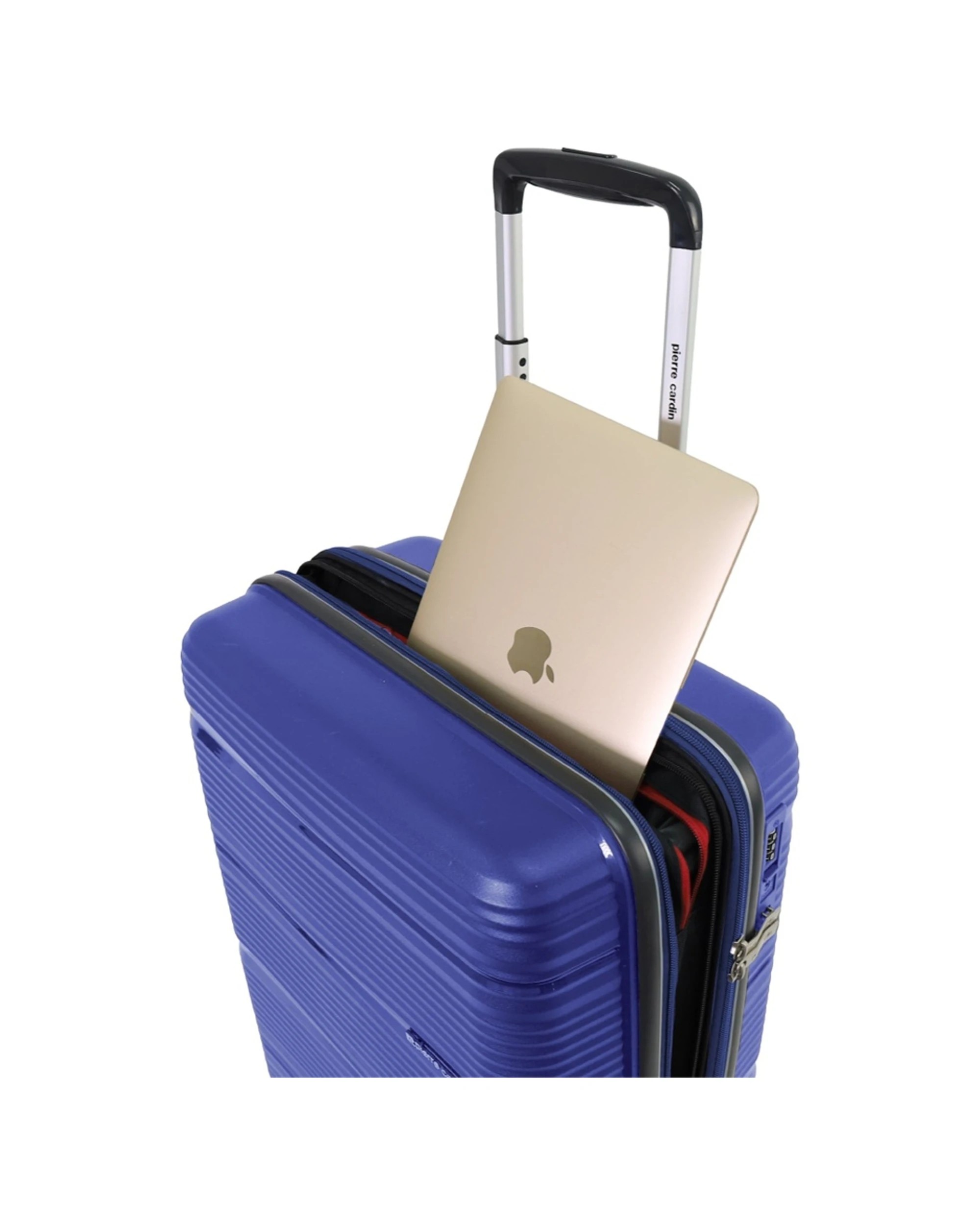 5 Pierre Cardin Normandy Cabin 55L Hard Shell Case Suitcase Travel Luggage Navy - Blue, 5 of 5