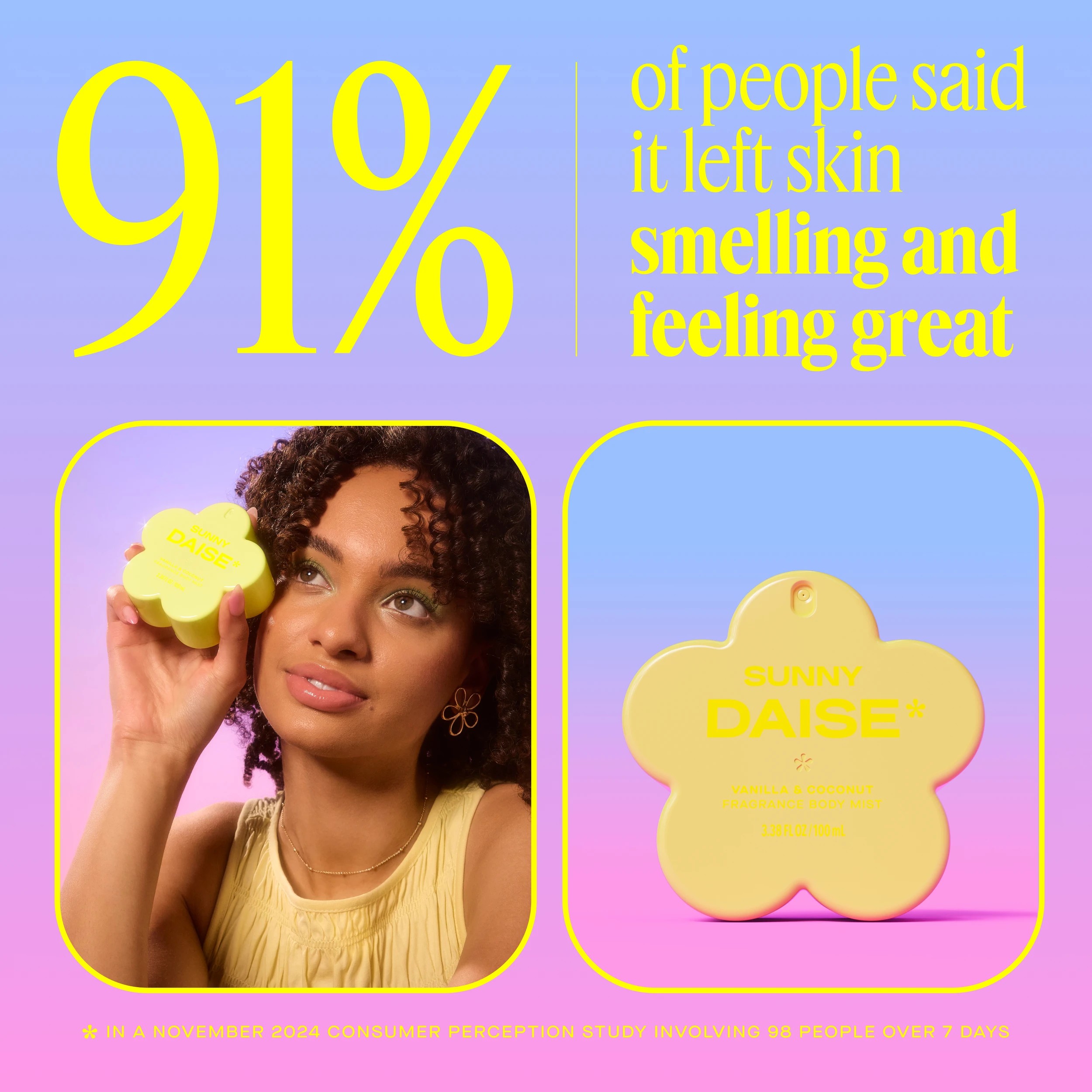 10 Daise Sunny Fragrance Body Mist 100ml - Vanilla & Coconut, 10 of 10