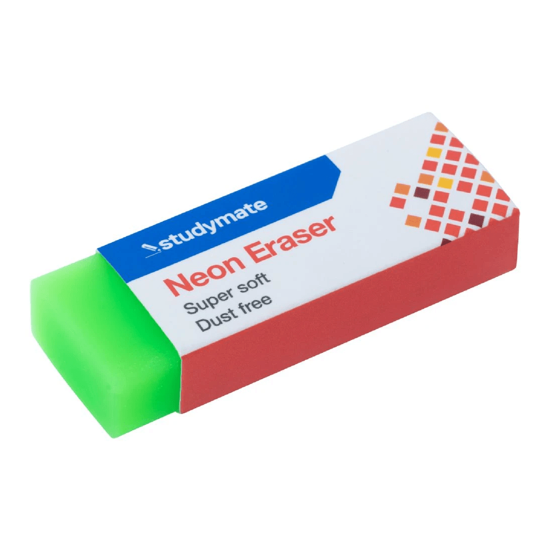 1 Studymate Neon Eraser Green, 1 of 4