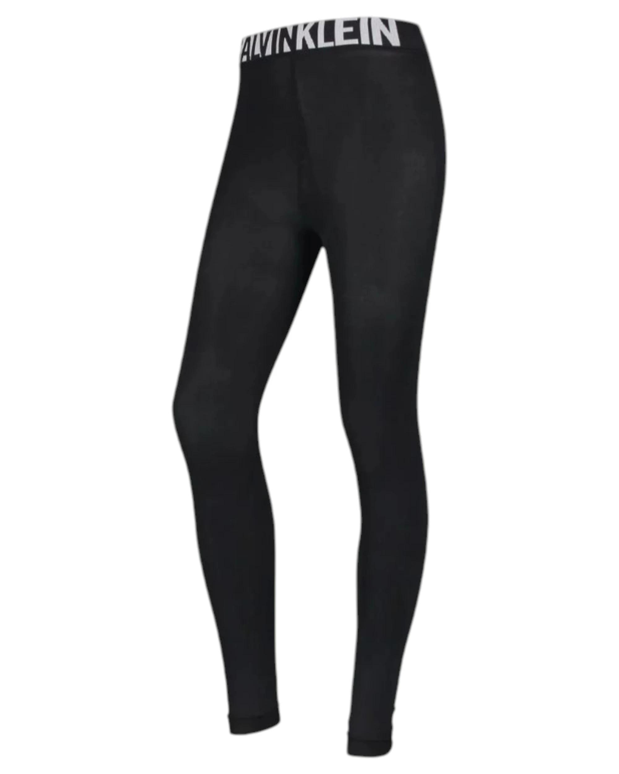 1 Calvin Klein Womens Slim Fit Pull On Leggings BLACK, 1 of 5