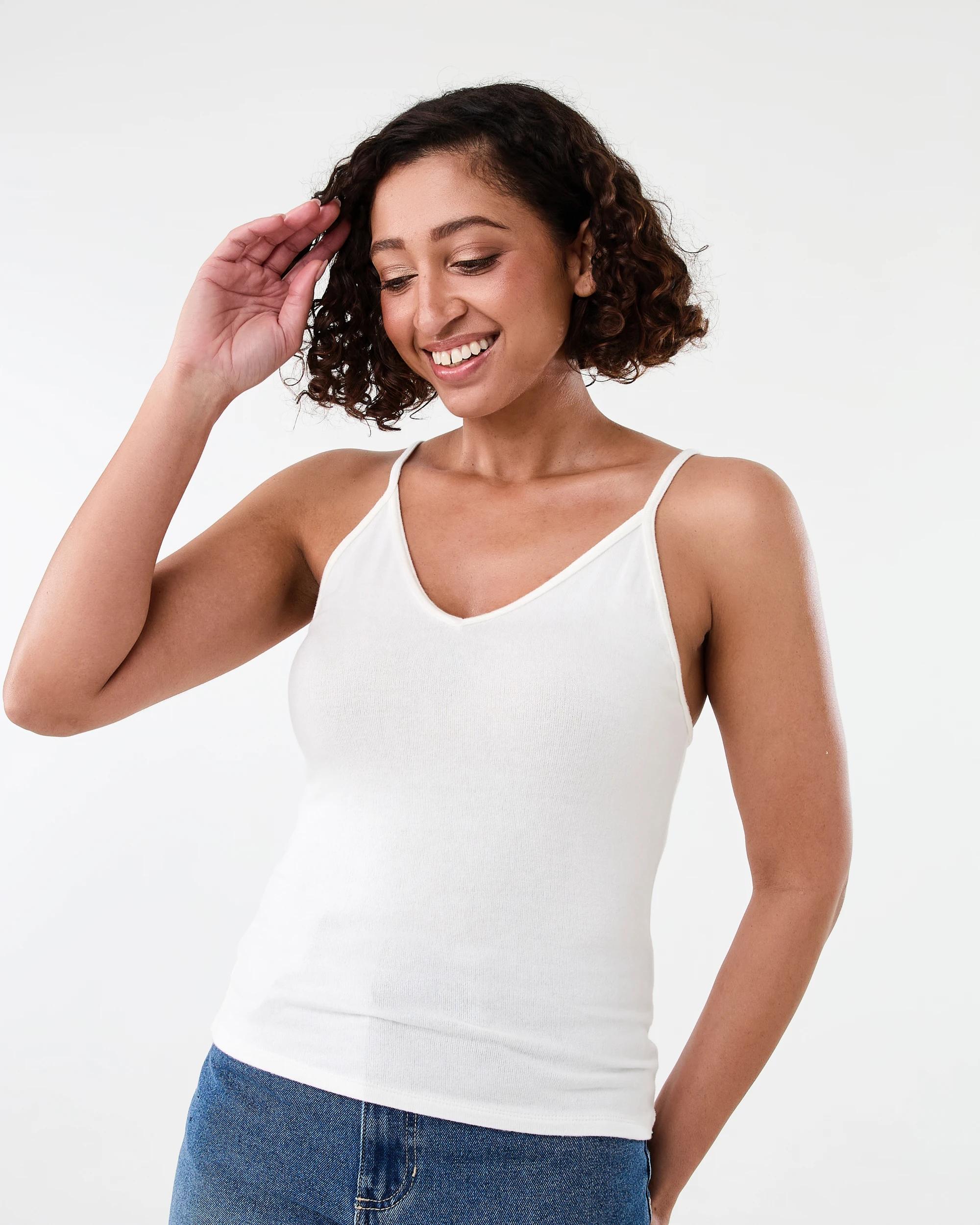 7 Long Sleeve Twofer Wrap Top Cld White, 7 of 7