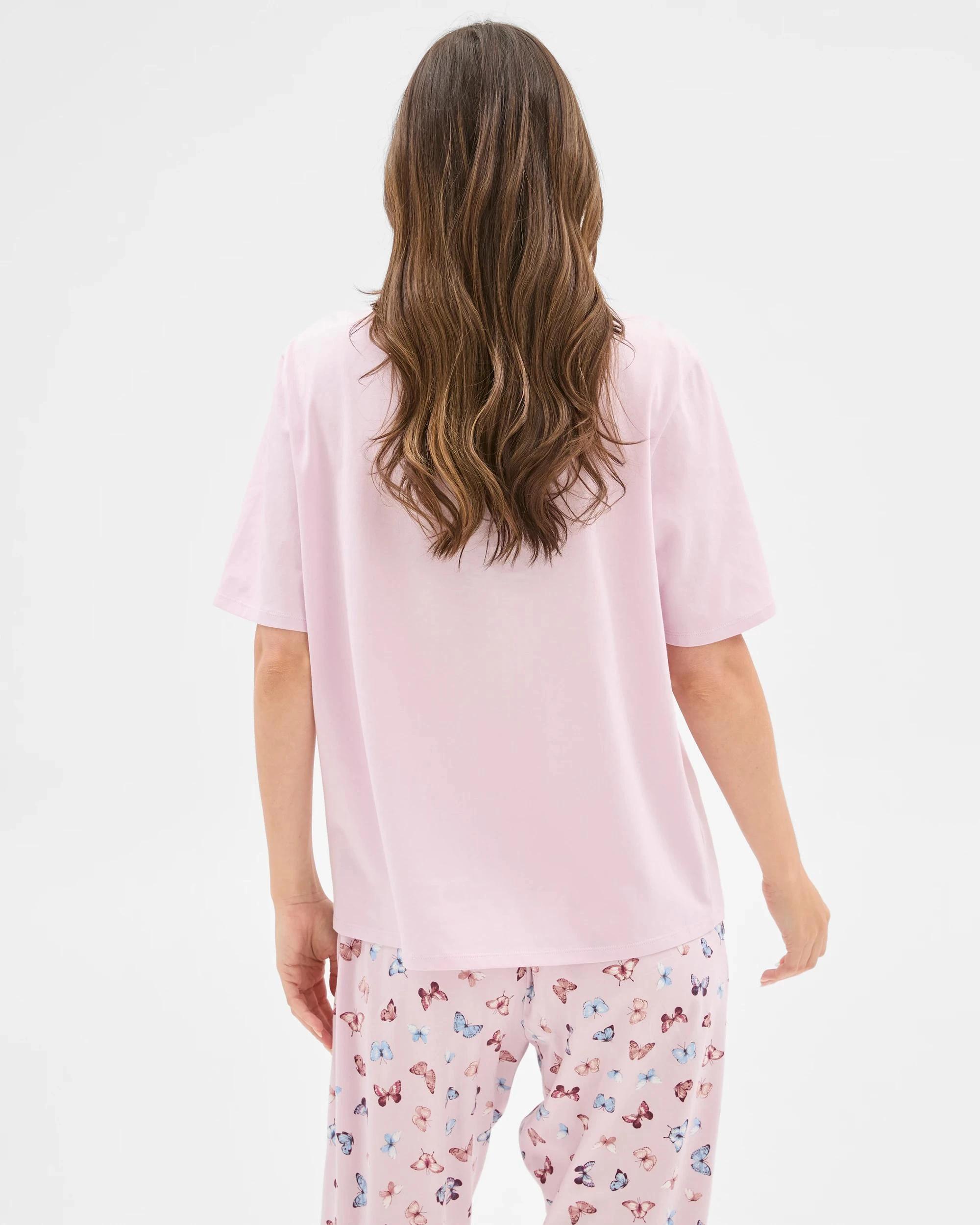 6 Target Woman Australian Cotton Printed Sleep Top BUTTERFLY, 6 of 6