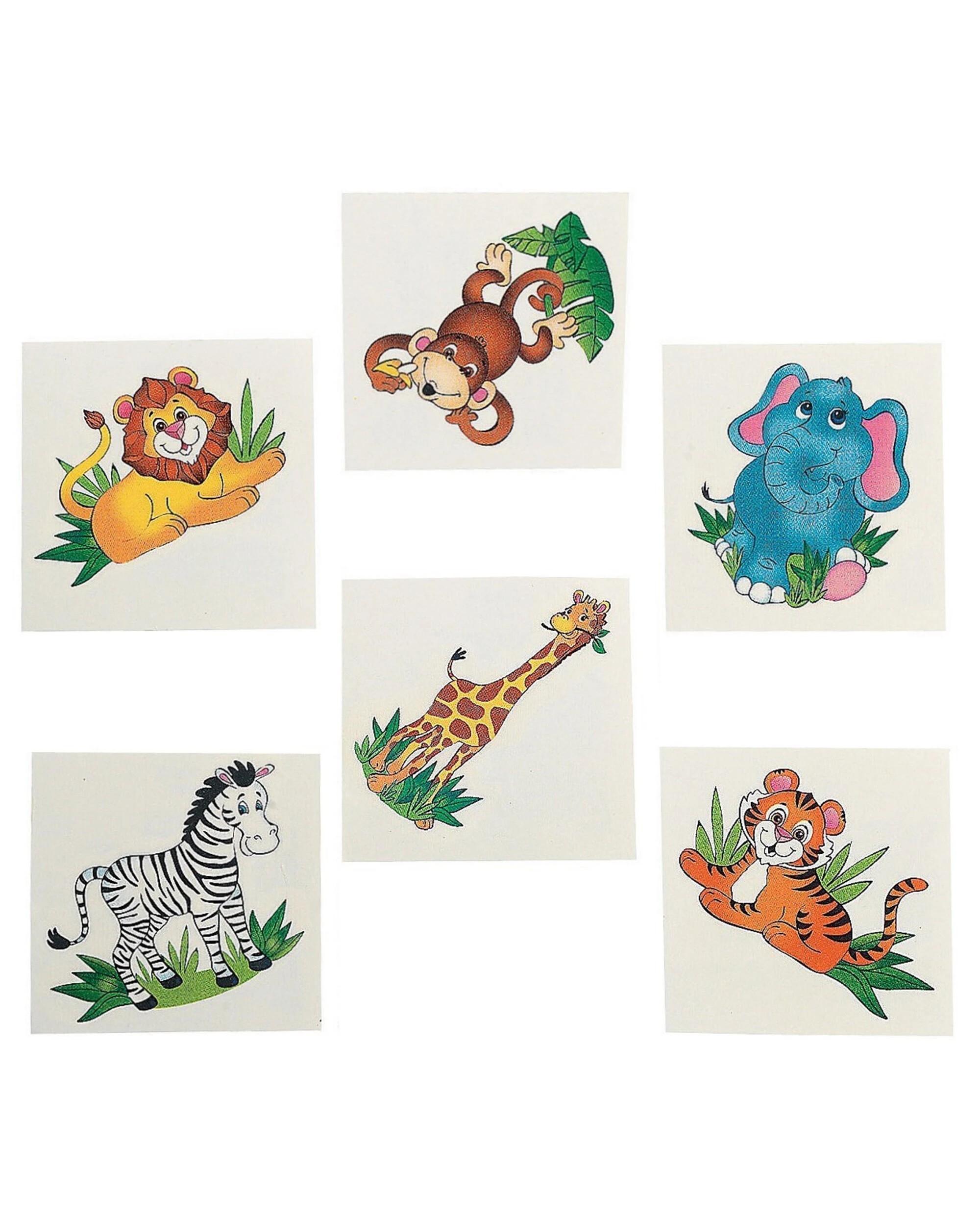 2 Fun Express Zoo Animals Tattoos Pack of 36Multi - Multi, 2 of 2