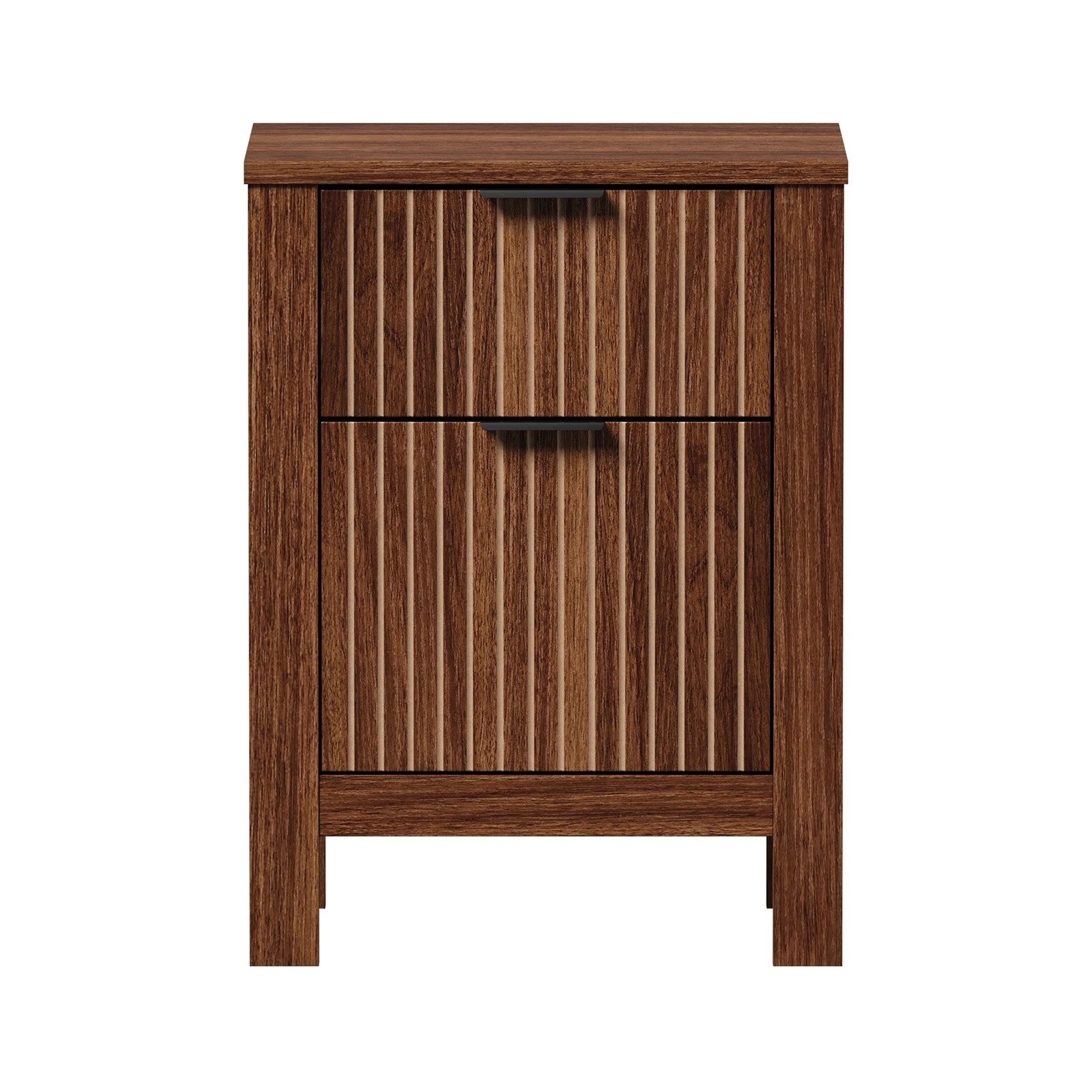 7 Oikiture Modern Bedside Table Nightstand Drawer Shelf Door Cabinet - Natural, 7 of 9