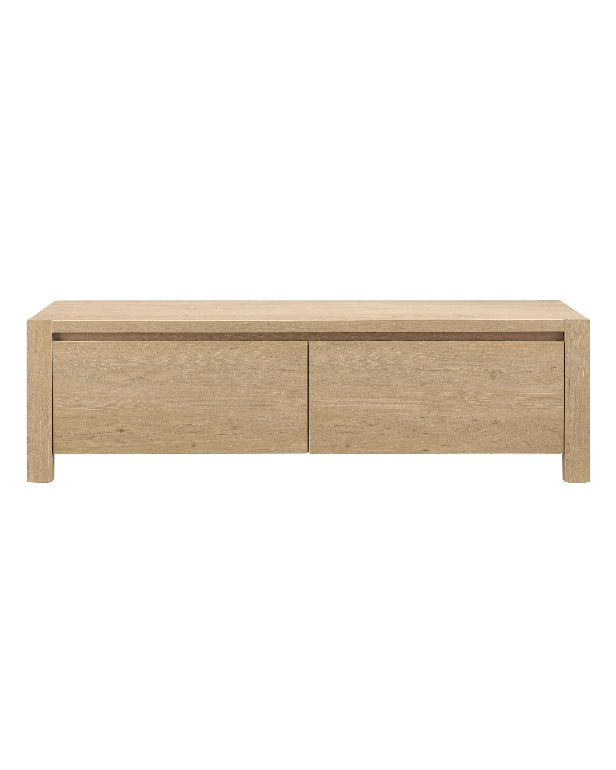 4 Kodu Entertainment TV Unit 2 Drawers - Natural, 4 of 9