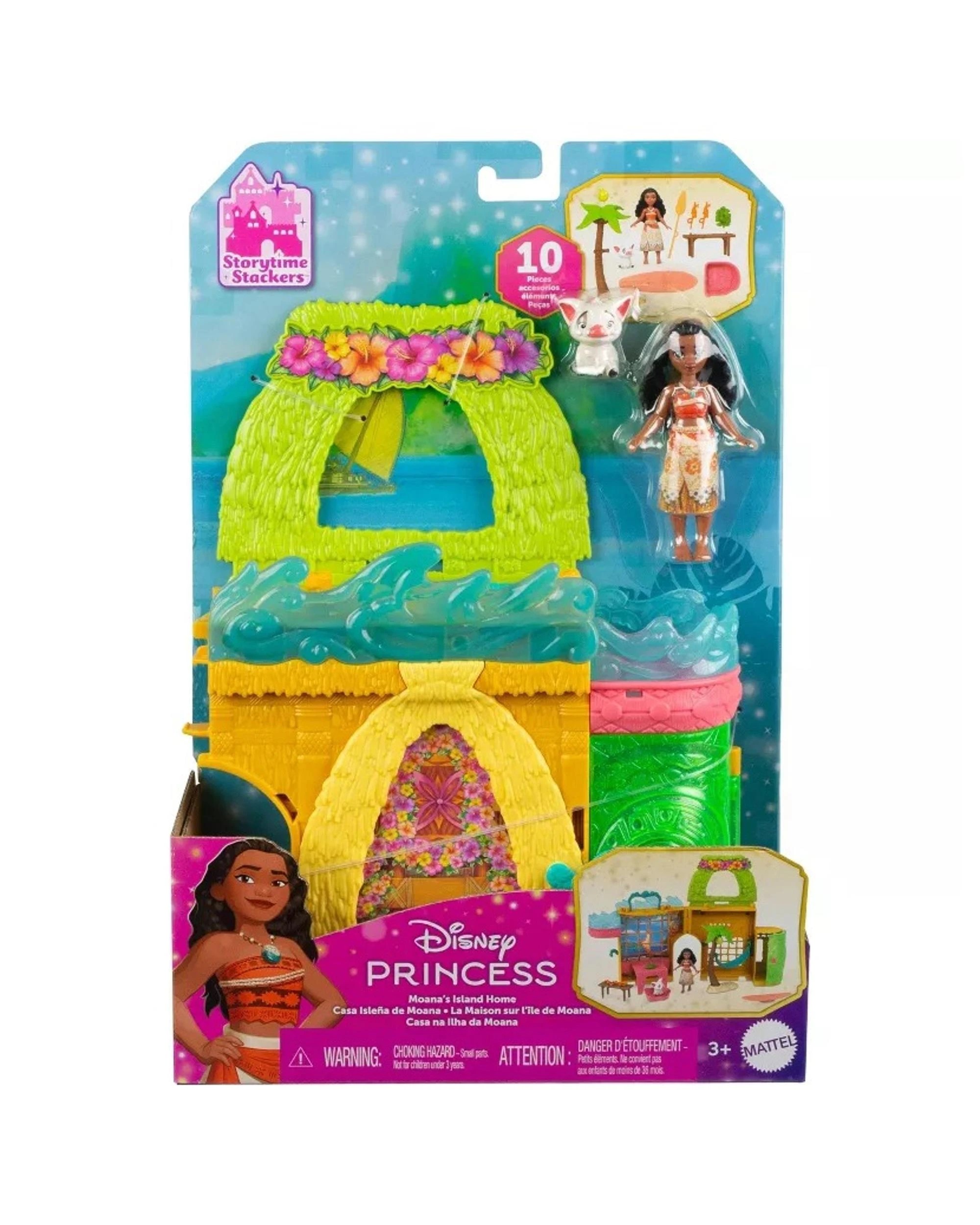 1 Disney Storytime Stackers Moana Moanas Island Home Playset, 1 of 6