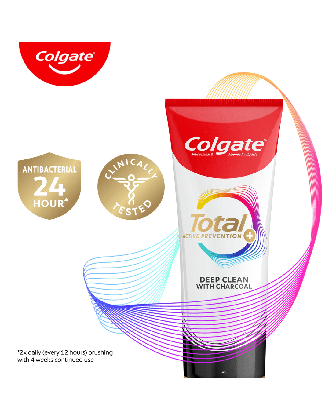 9 Colgate Total Active Prevention Deep Clean with Charcoal Toothpaste, 9 of 10