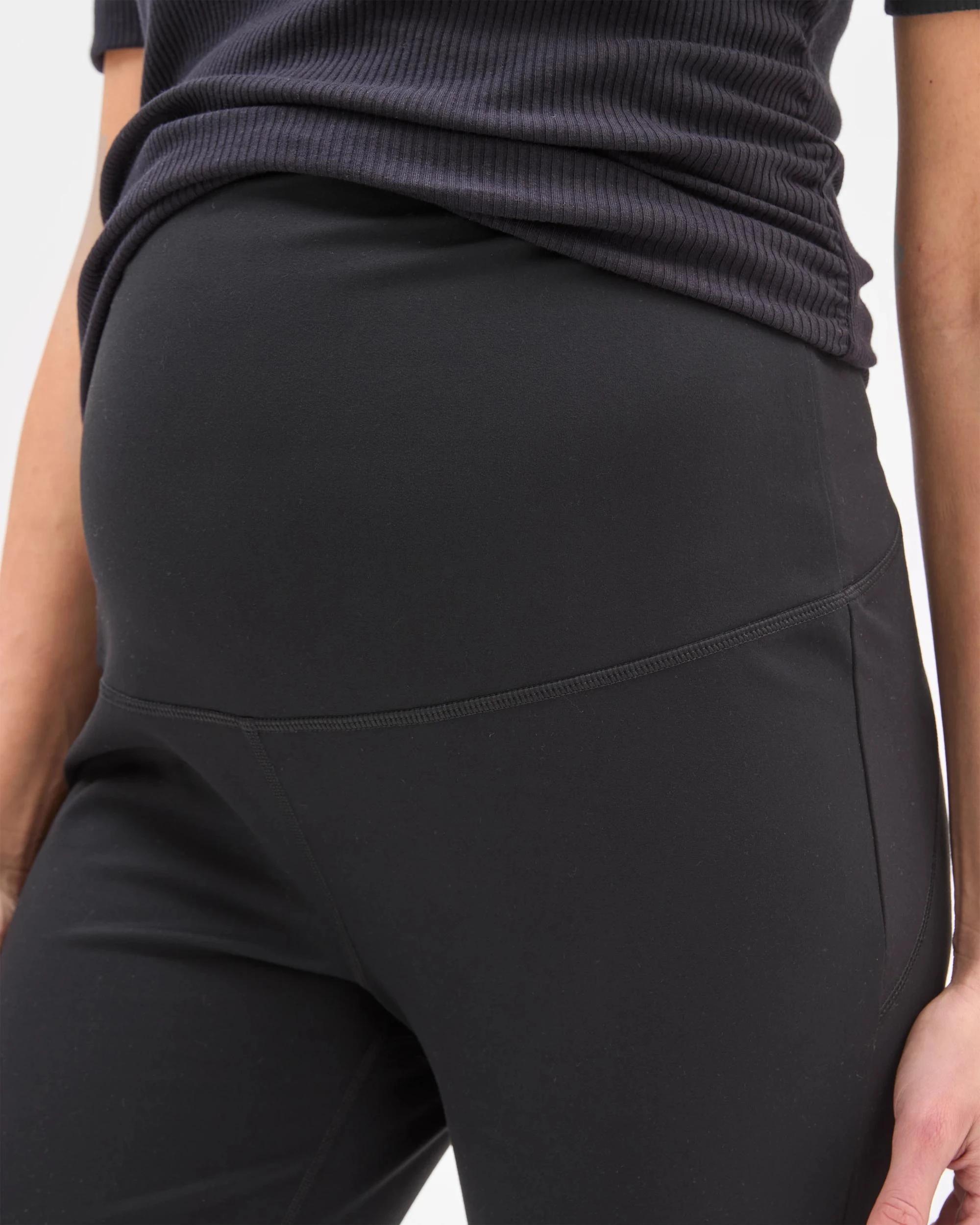 5 Target Maternity Studio Soft Full Length Flare Tights BLACK, 5 of 5