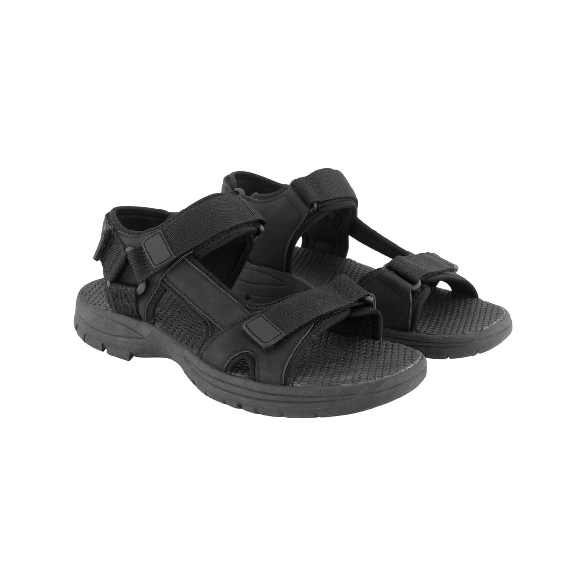 2 Adjustable Comfort Sandals BLACK, 2 of 3