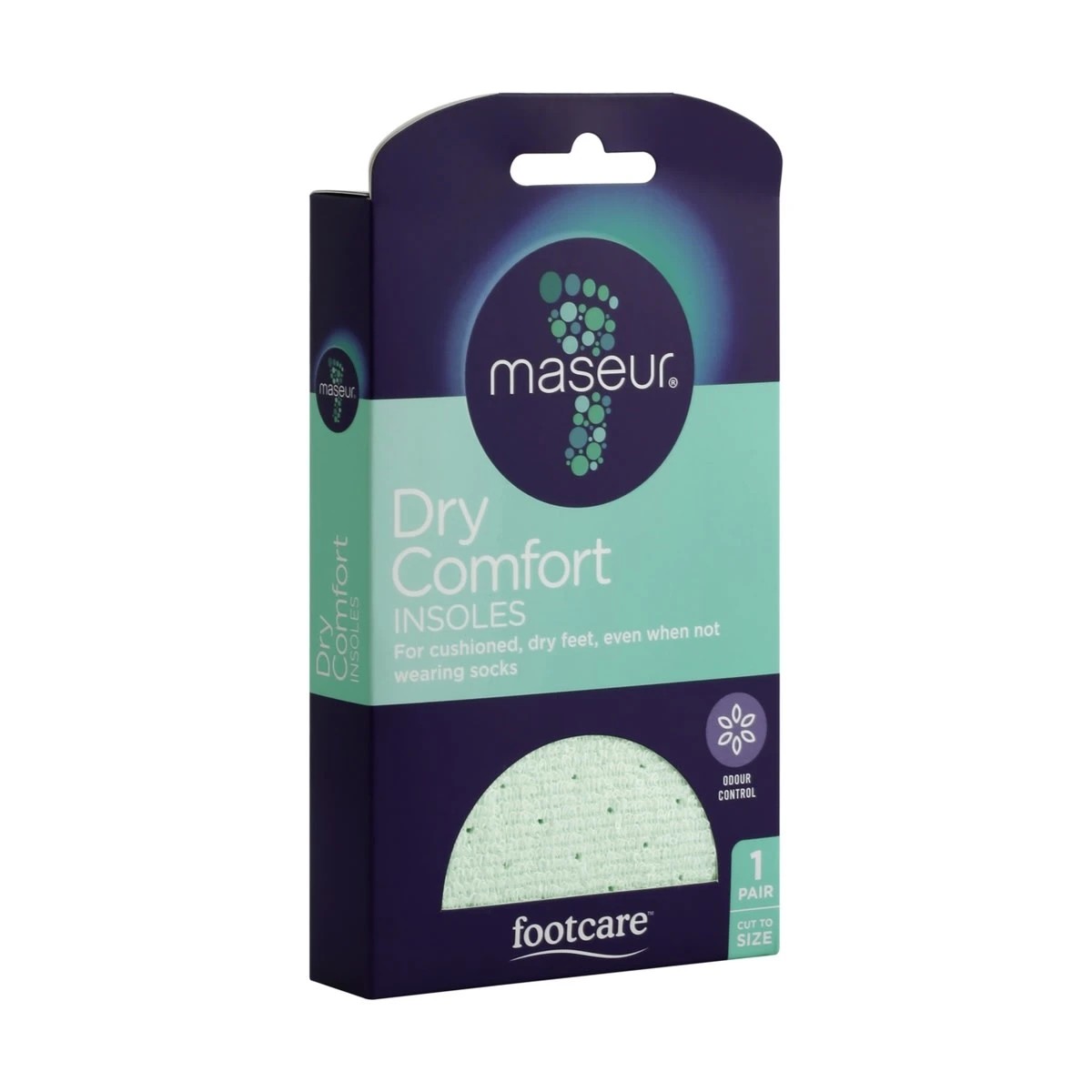 1 Maseur Footcare Dry Comfort Insoles, 1 of 3