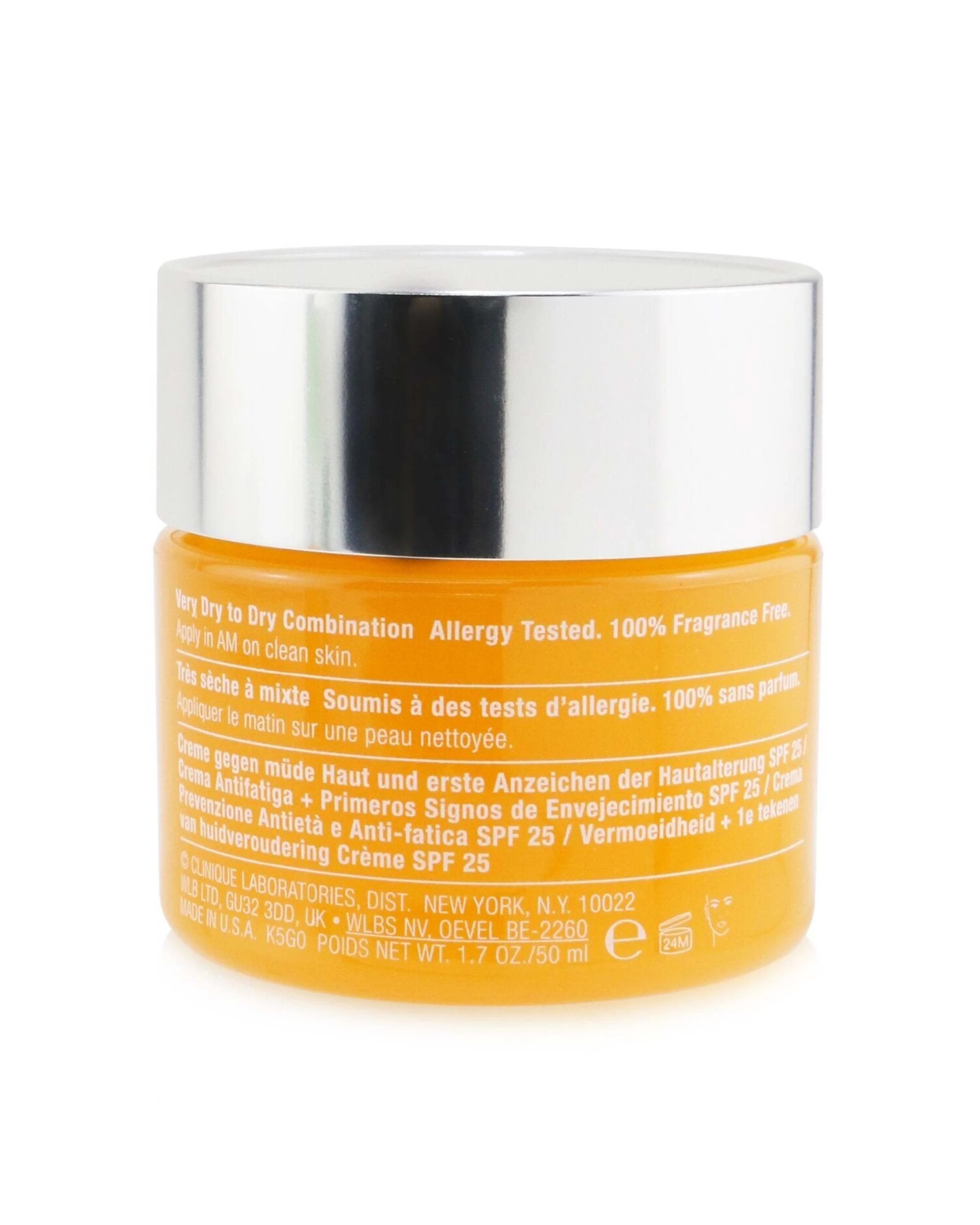 4 Clinique Superdefense SPF 25 Fatigue + 1st Signs Of Age Multi-Correcting Cream - Very Dry to Dry Combination  30ml/1oz, 4 of 4