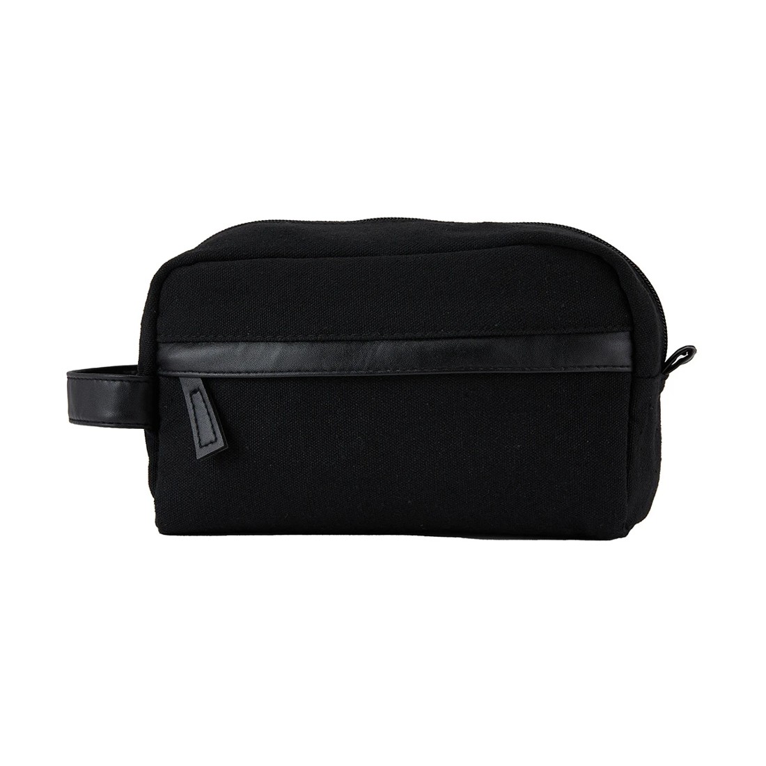 2 Canvas Washbag - Black, 2 of 8
