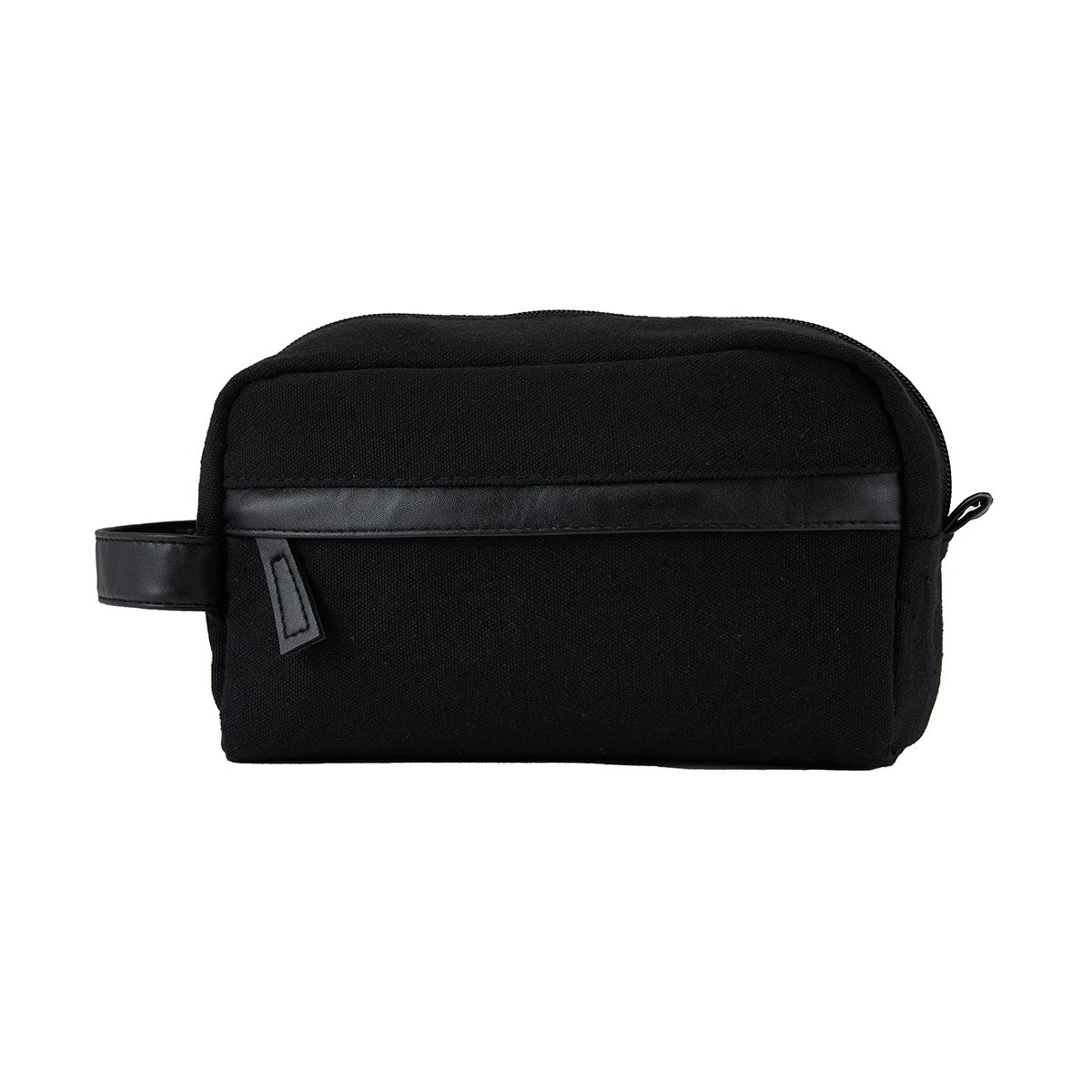 3 Canvas Washbag - Black, 3 of 9