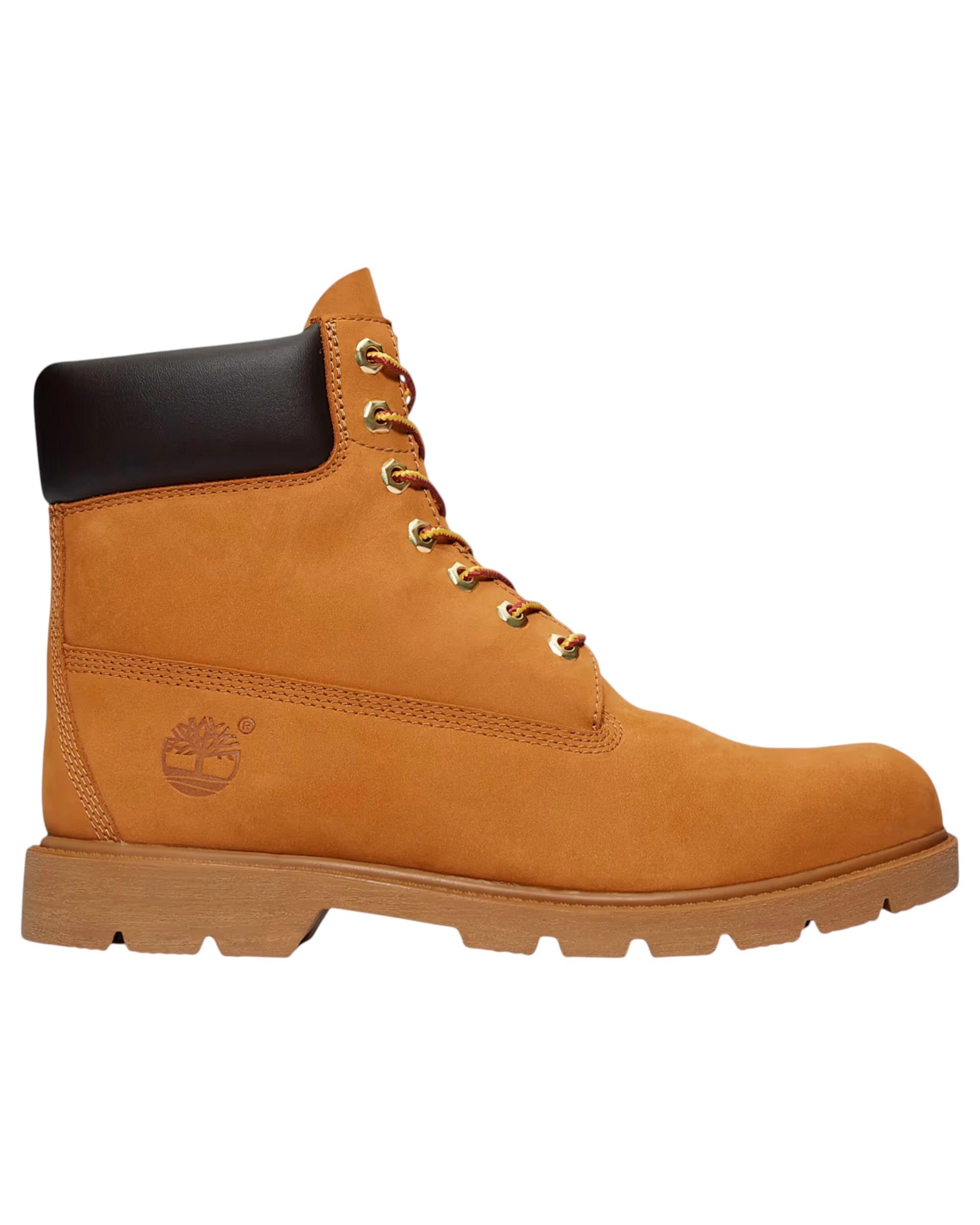 1 Timberland Mens 6-Inch Waterproof Nubuck Wide Boot WHEAT, 1 of 7