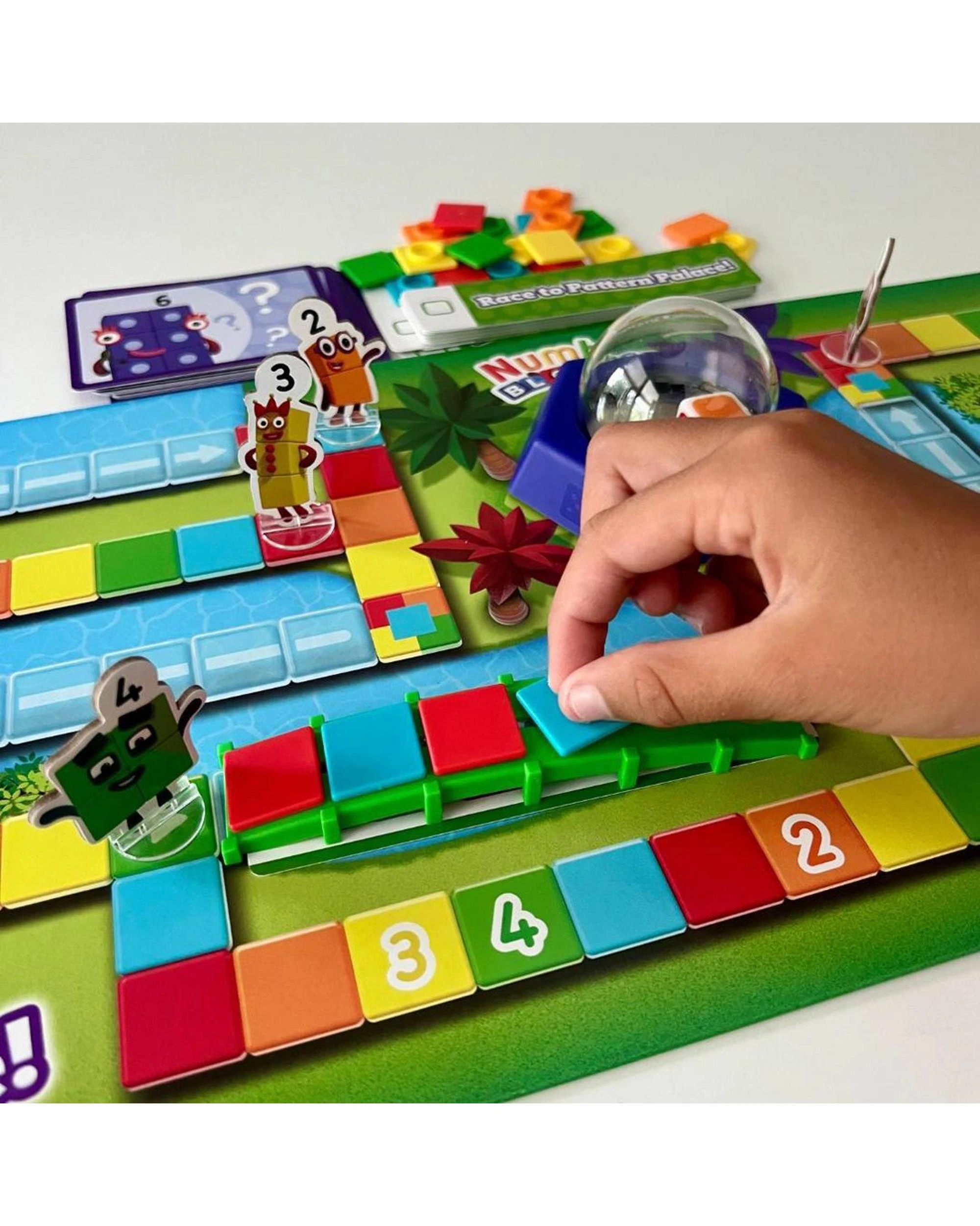 4 Numberblocks Race to Pattern Palace Board Game, 4 of 7