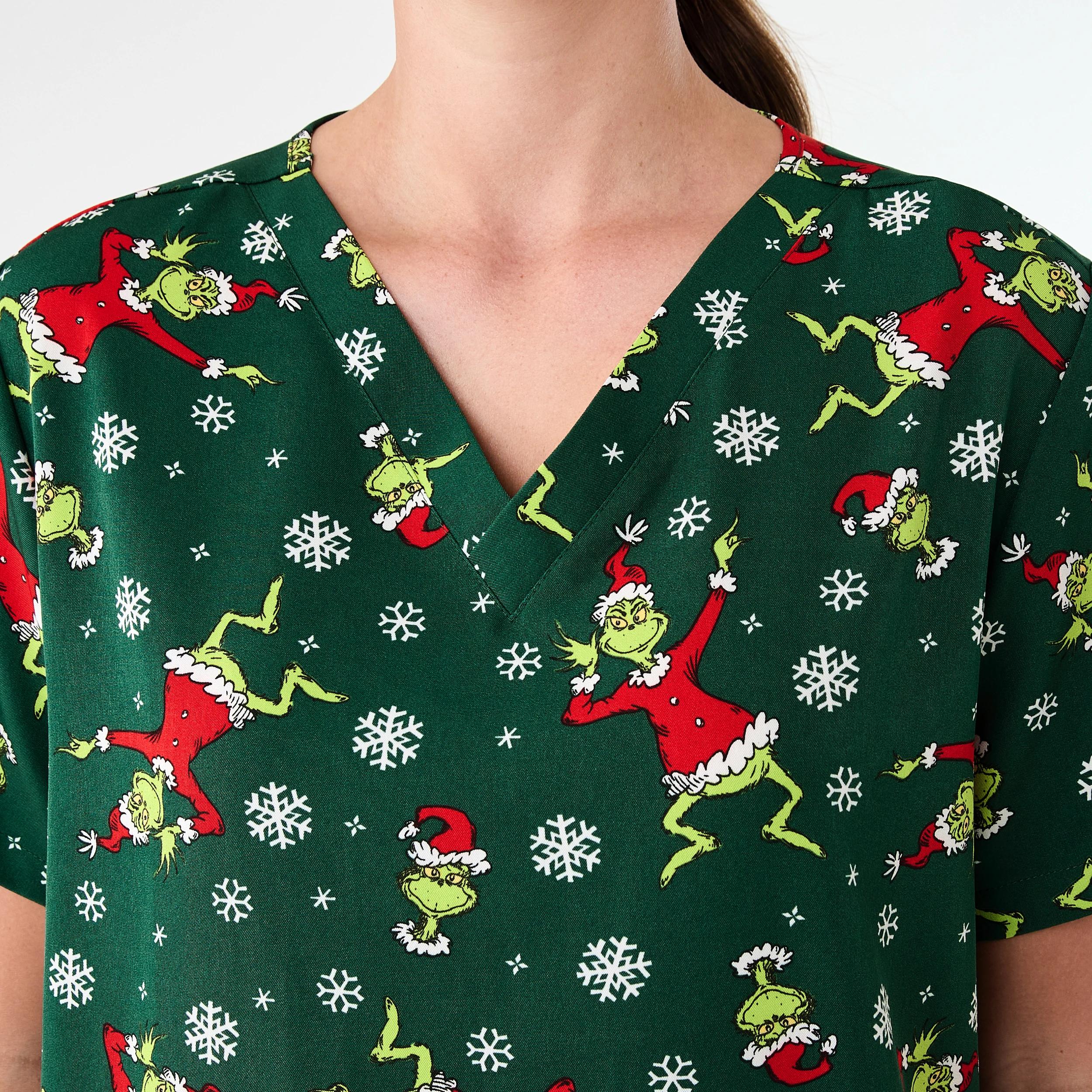 5 Workwear Christmas The Grinch Scrub Top Grinch, 5 of 8