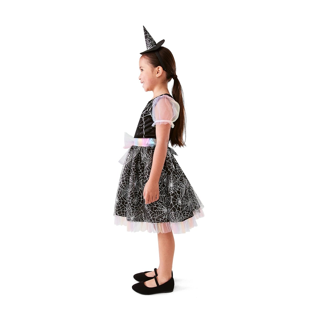3 2 Piece Rainbow Spider Witch Costume - Ages 4-6, 3 of 10