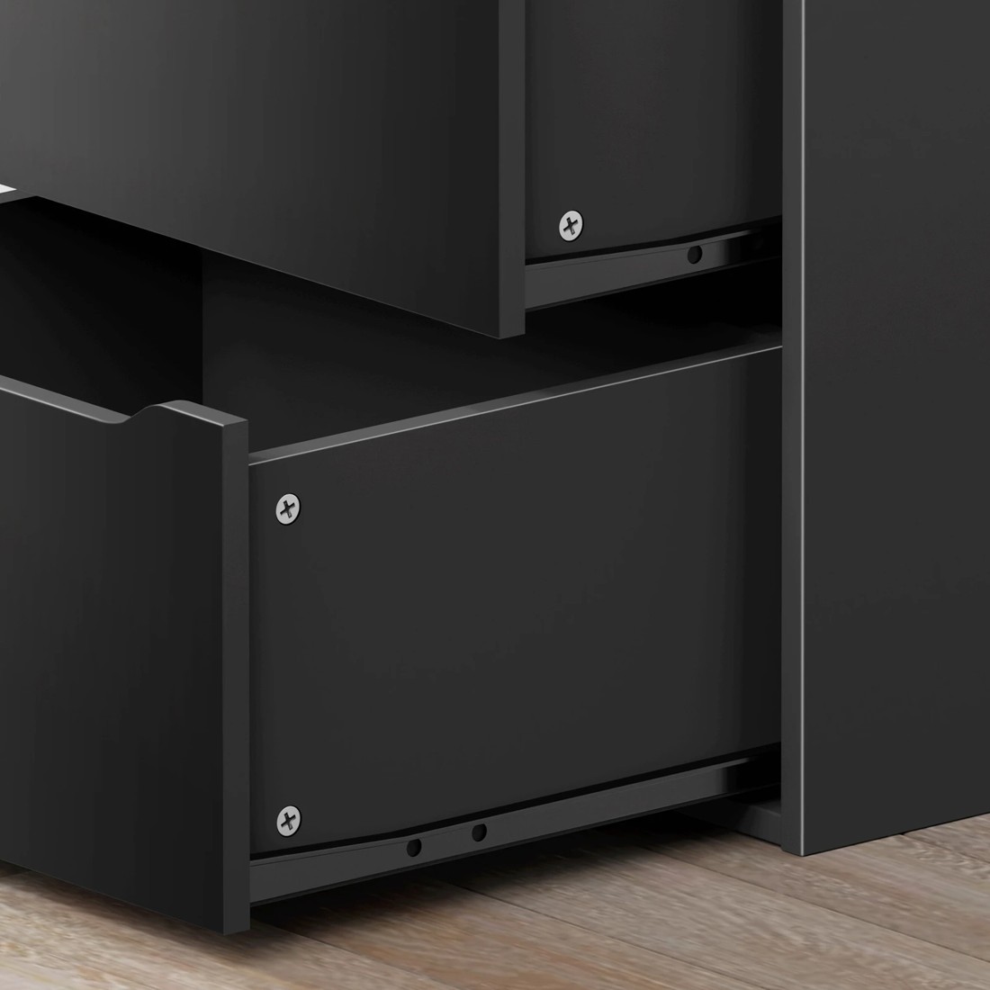 5 Alfordson Wardrobe Clothes Storage Cabinet Closet Organizer 5 Drawers - Black, 5 of 10