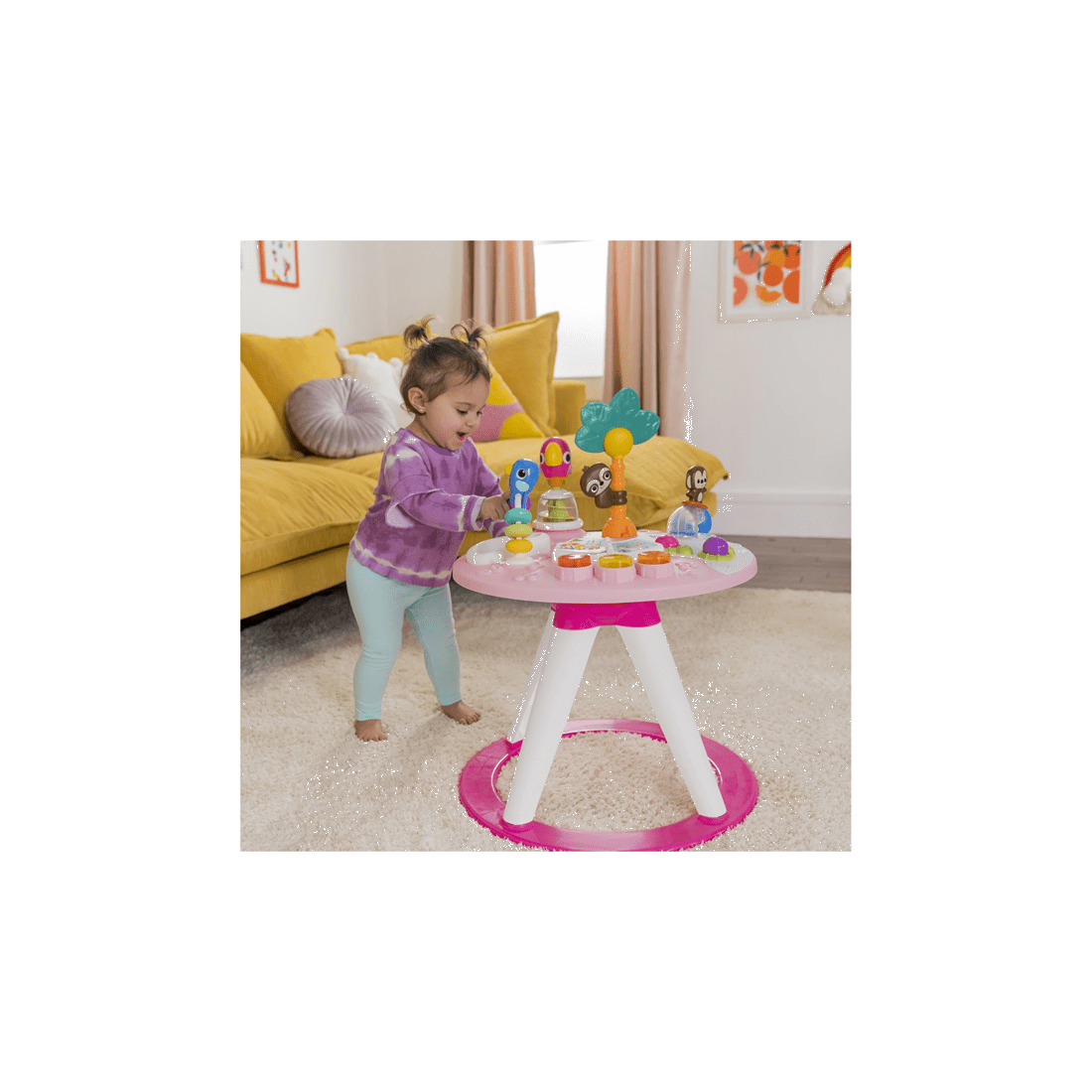 7 Bright Starts Around We Go 2-In-1 Walk-Around Activity Center And Table - Multi, 7 of 9