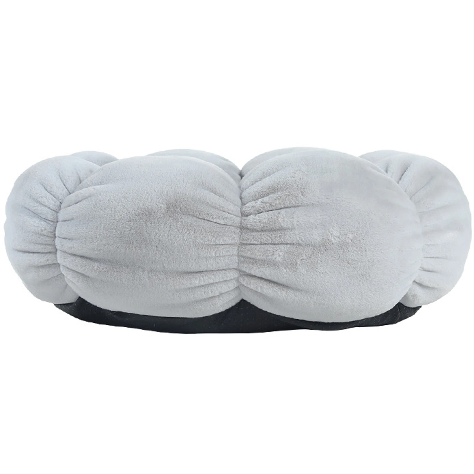 2 Todo Pet Nesting Bed 55cm Diameter Soft Warm Dog Cat Sleeping Bed - Grey, 2 of 3