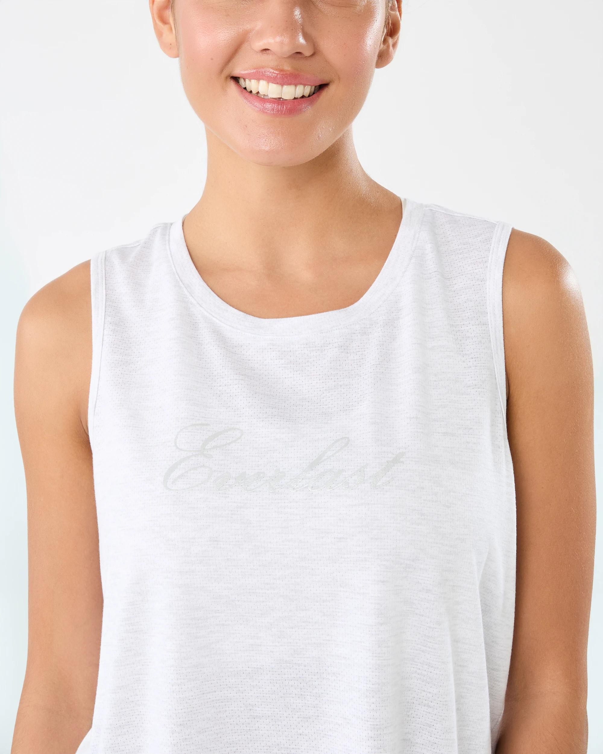 4 Everlast Womens Keyhole Tank White Marl, 4 of 9