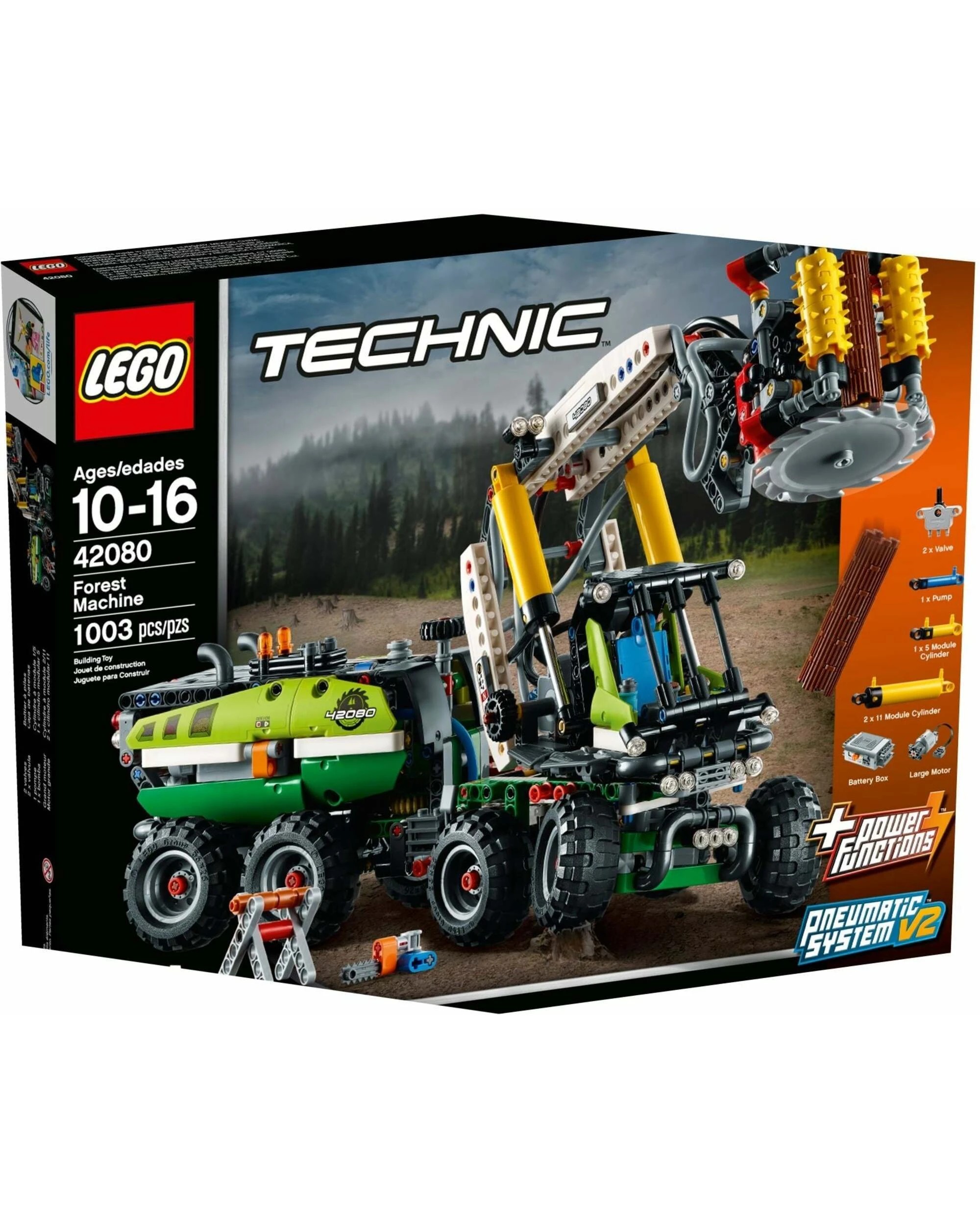 1 LEGO 42080 Forest Machine: Technic Harvester with Power Functions, 1 of 5