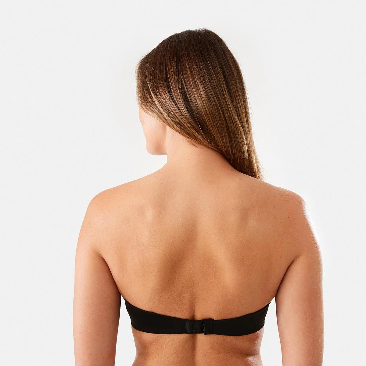 7 Hidden Underwire Strapless Bra BLACK, 7 of 10