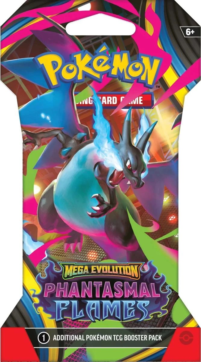 2 Pokemon Trading Card Game: Mega Evolution - Phantasmal Flames Blisters - Assorted, 2 of 6