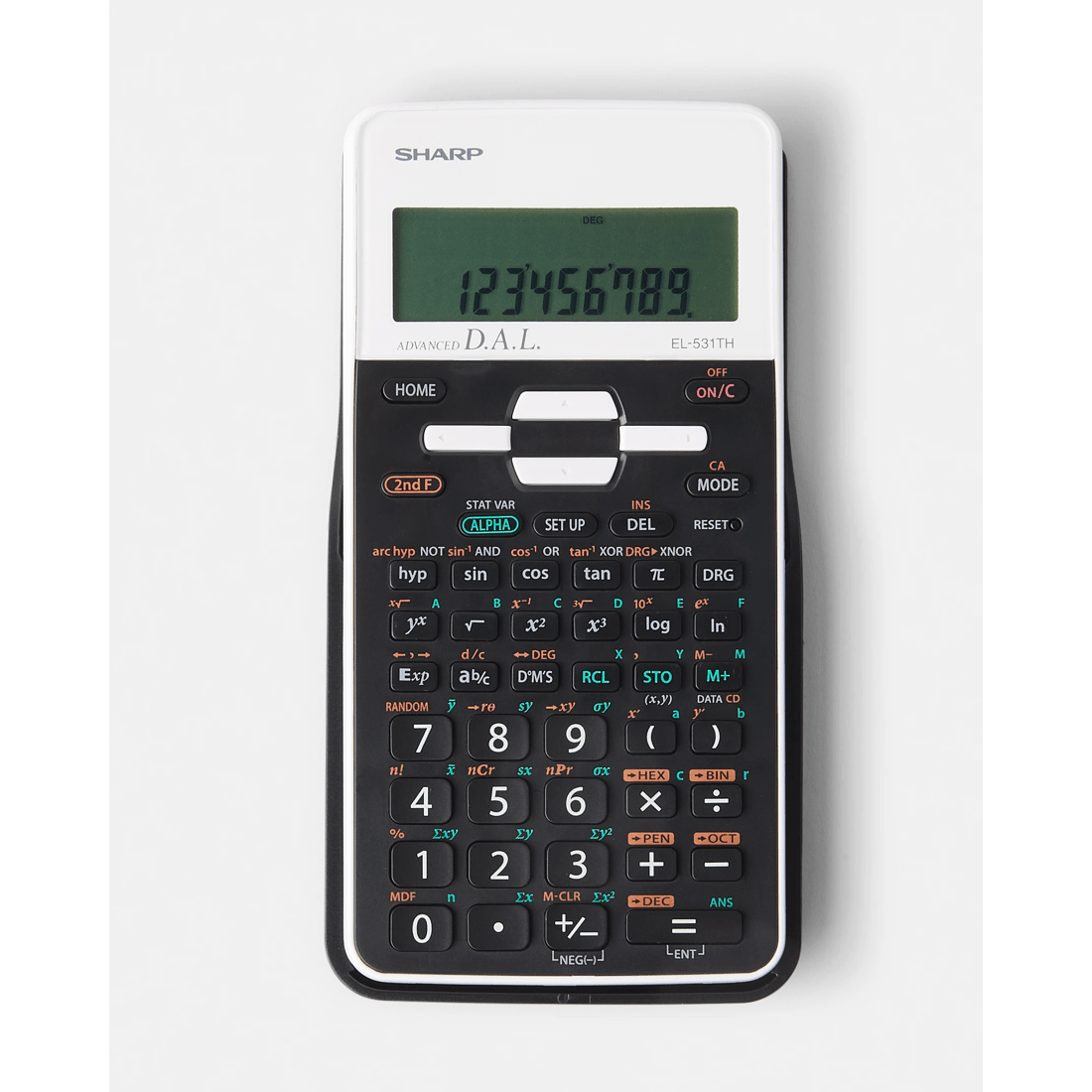 2 Sharp EL-531THB-WH Scientific Calculator, 2 of 9