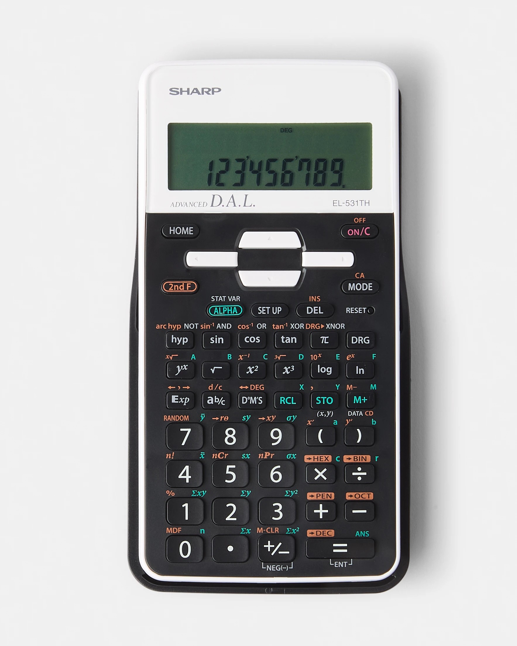 2 Sharp EL-531THB-WH Scientific Calculator, 2 of 9